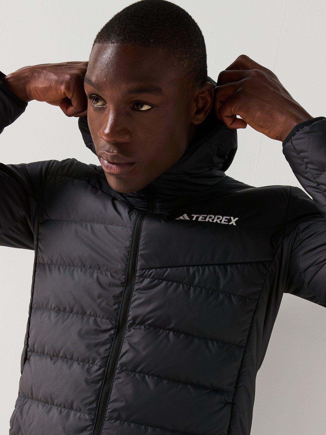 Image 6 of 6 of adidas Terrex Mens Mt Down Hooded Jacket - Black