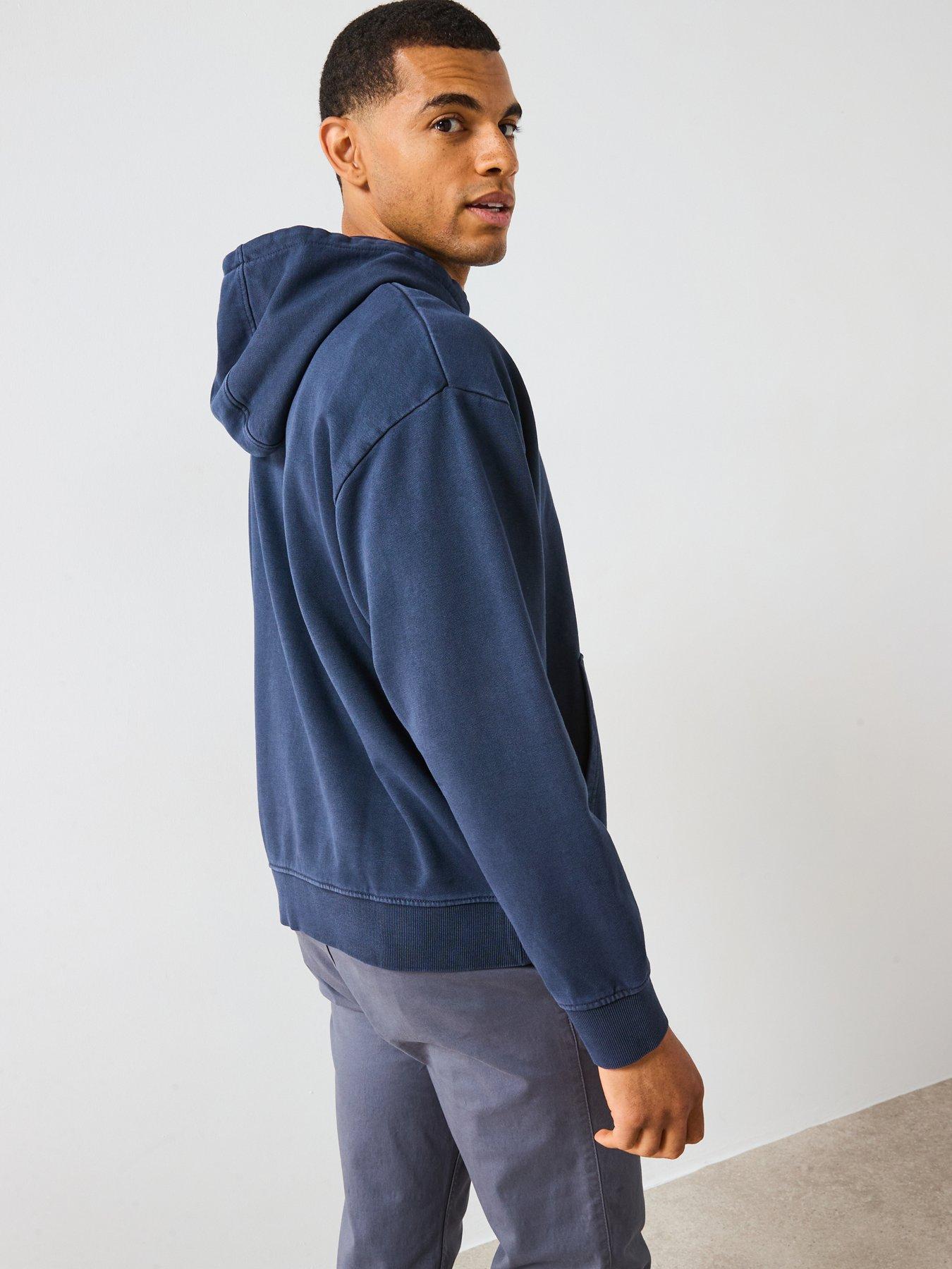 very-man-drop-shoulder-oversized-hoody-bluestillFront