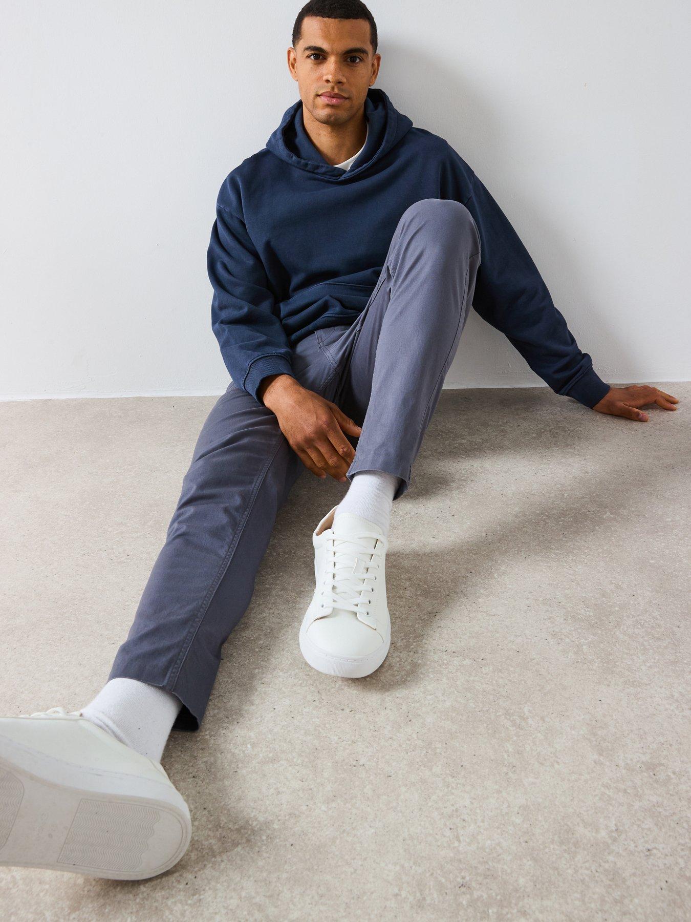 very-man-drop-shoulder-oversized-hoody-bluedetail