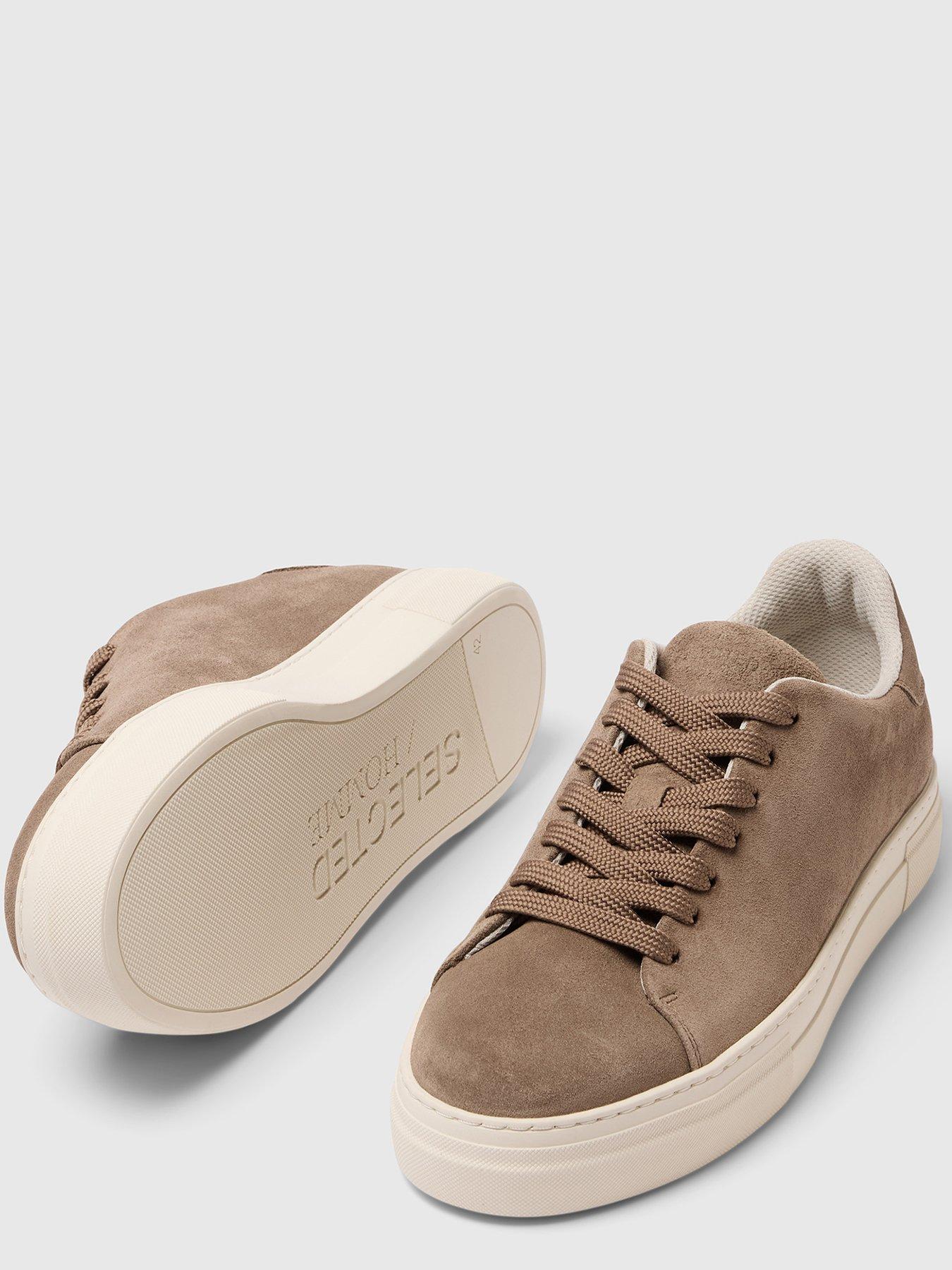 selected-homme-david-chunky-suede-trainers-beigeoutfit