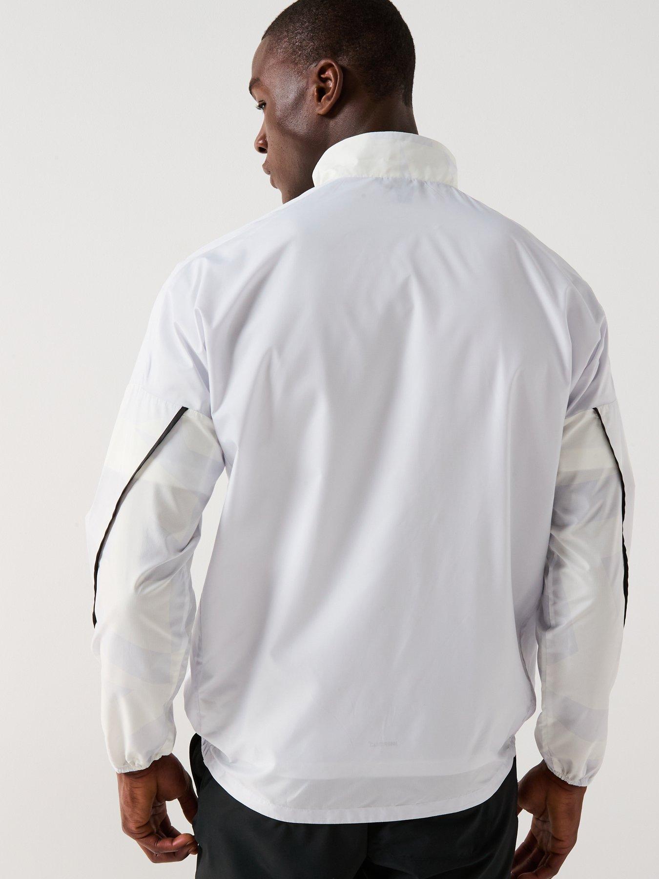 Image 2 of 4 of adidas Terrex Mens Mult Printed Wind Jacket - Grey