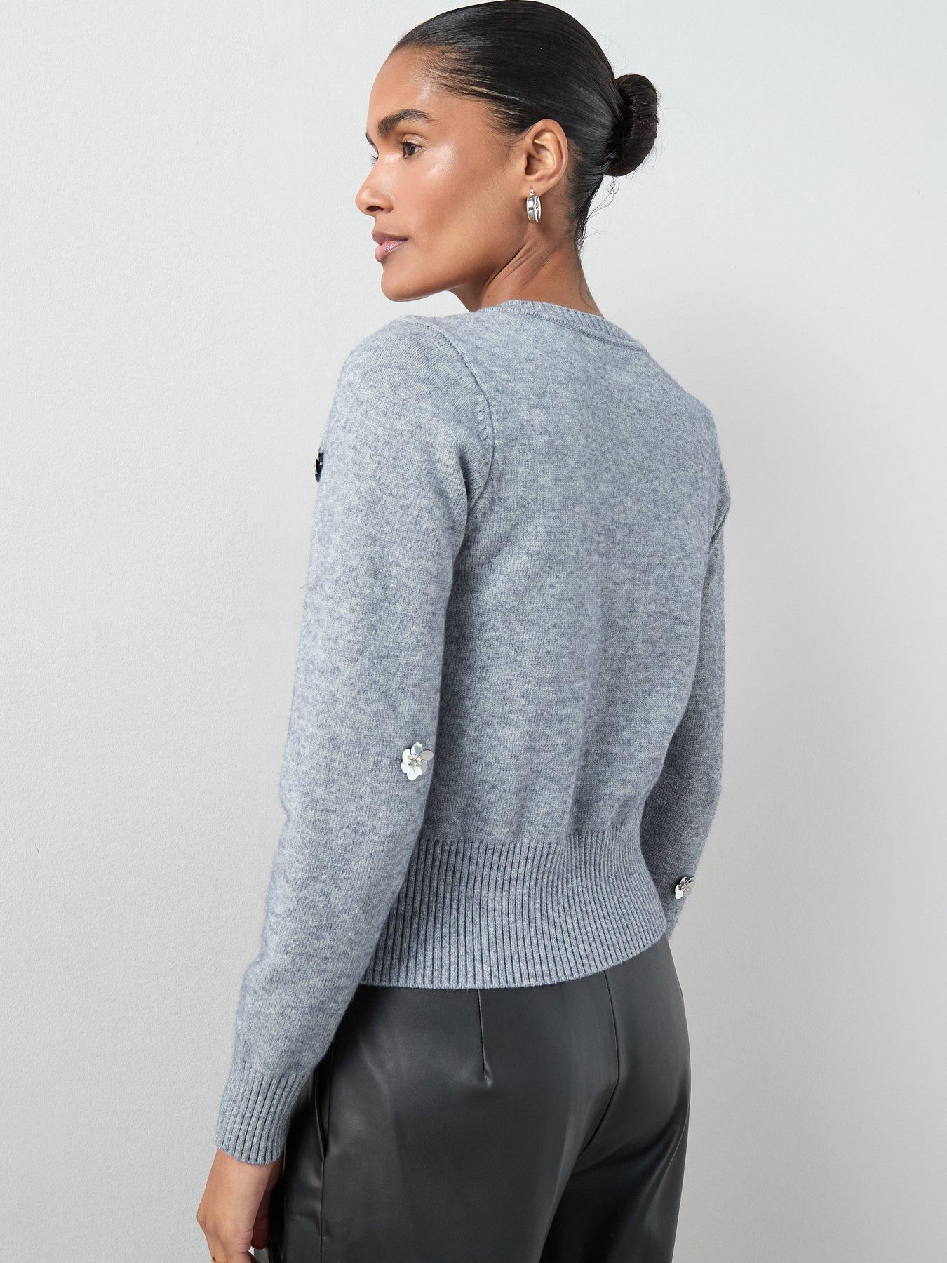 the-very-collection-crew-neck-flower-sequin-cardigan-greystillFront
