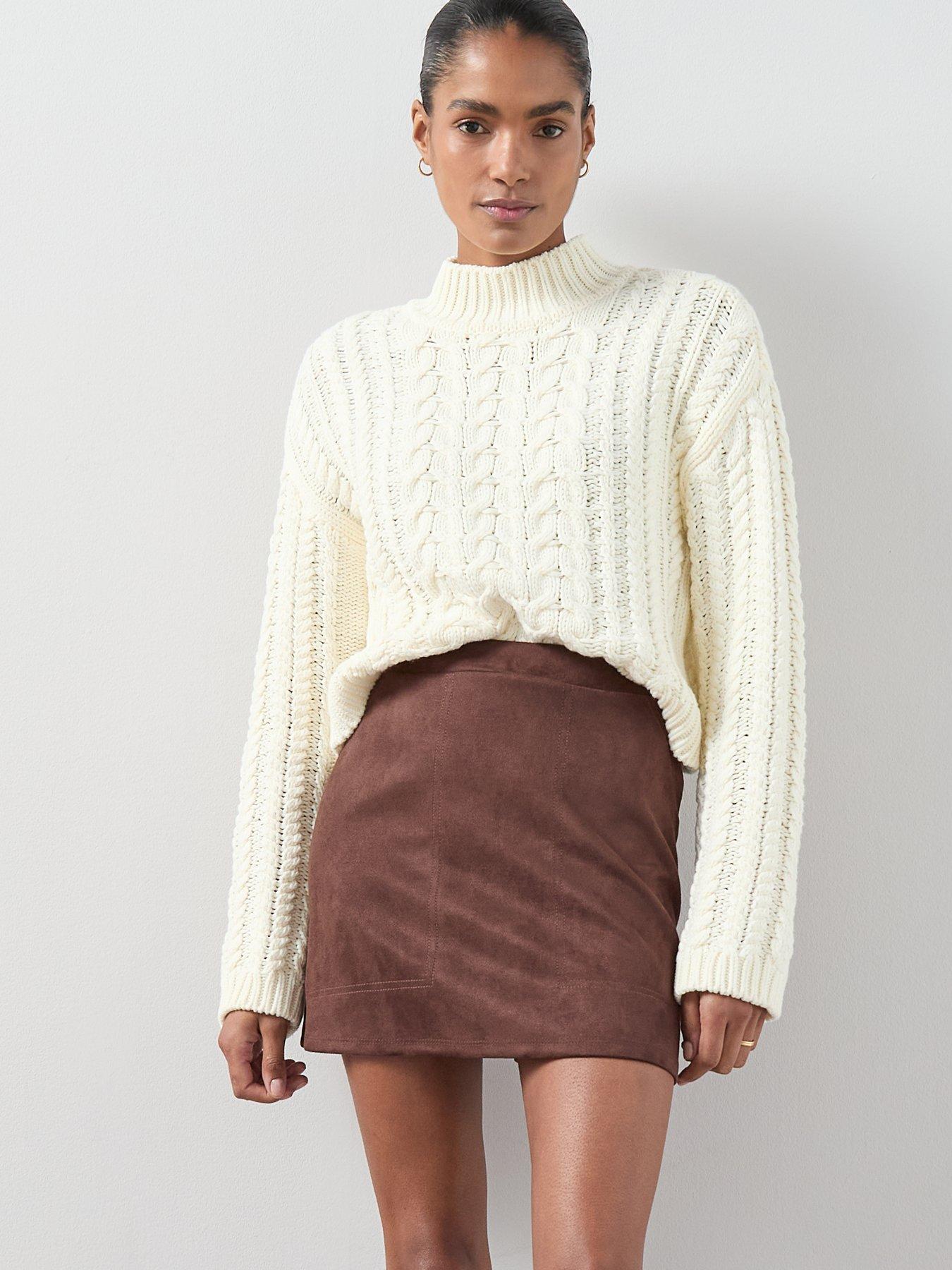 the-very-collection-cotton-rich-funnel-neck-cable-cropped-jumper-creamdetail