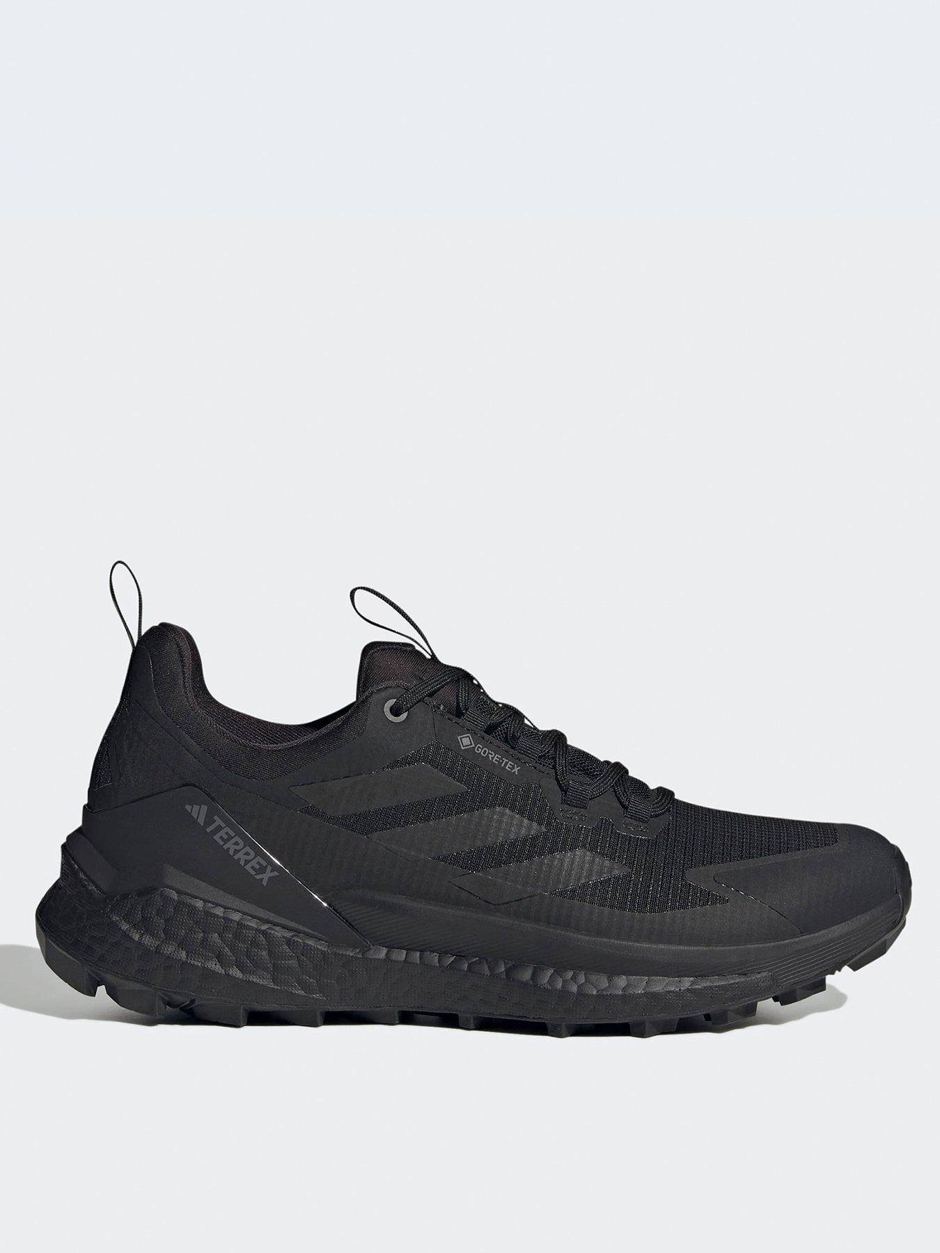 adidas Terrex Mens Outdoor Free Hiker 20 Low Goretex Hiking Shoes - Black