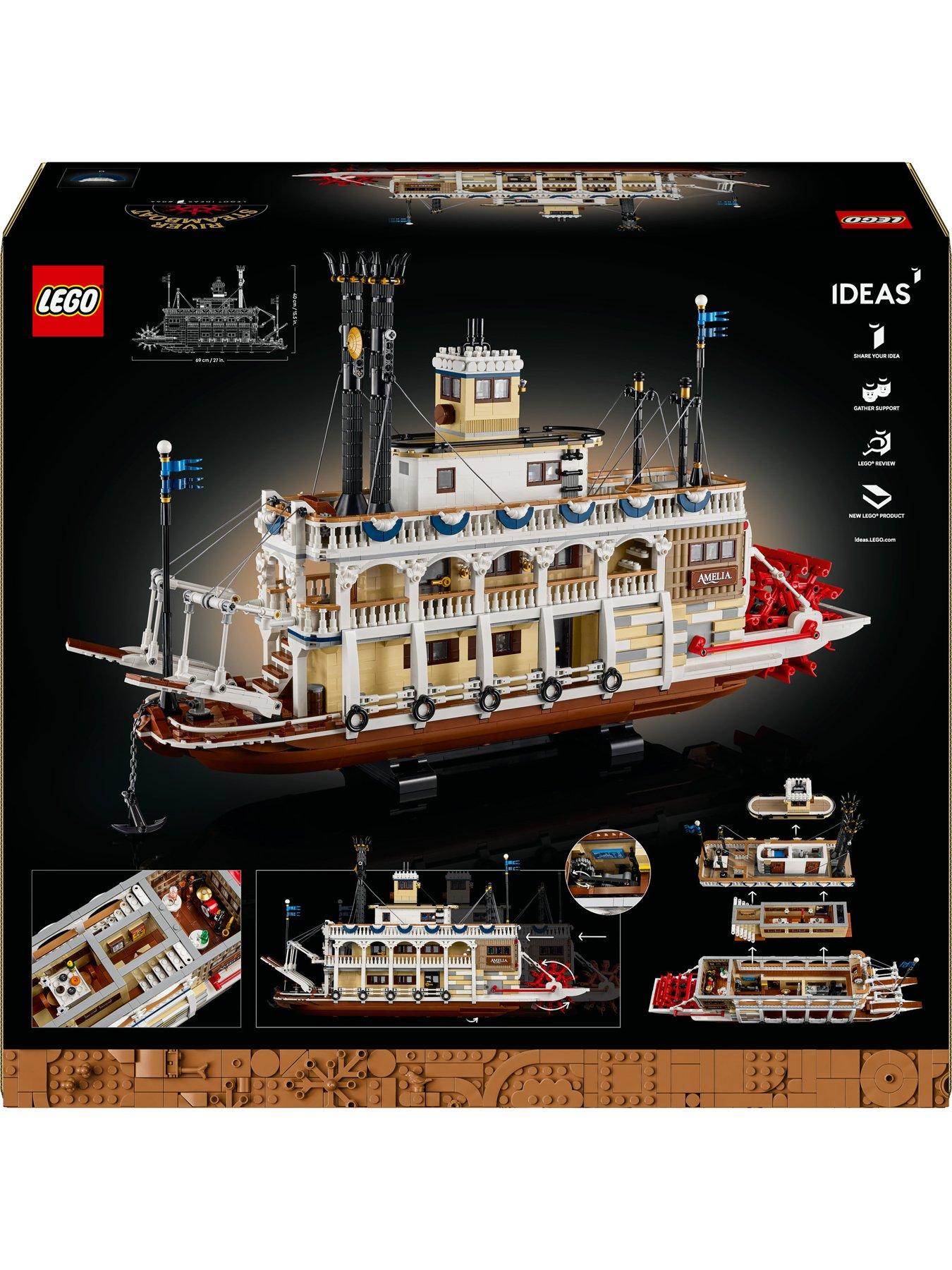 Image 7 of 8 of LEGO Ideas River Steamboat 21356