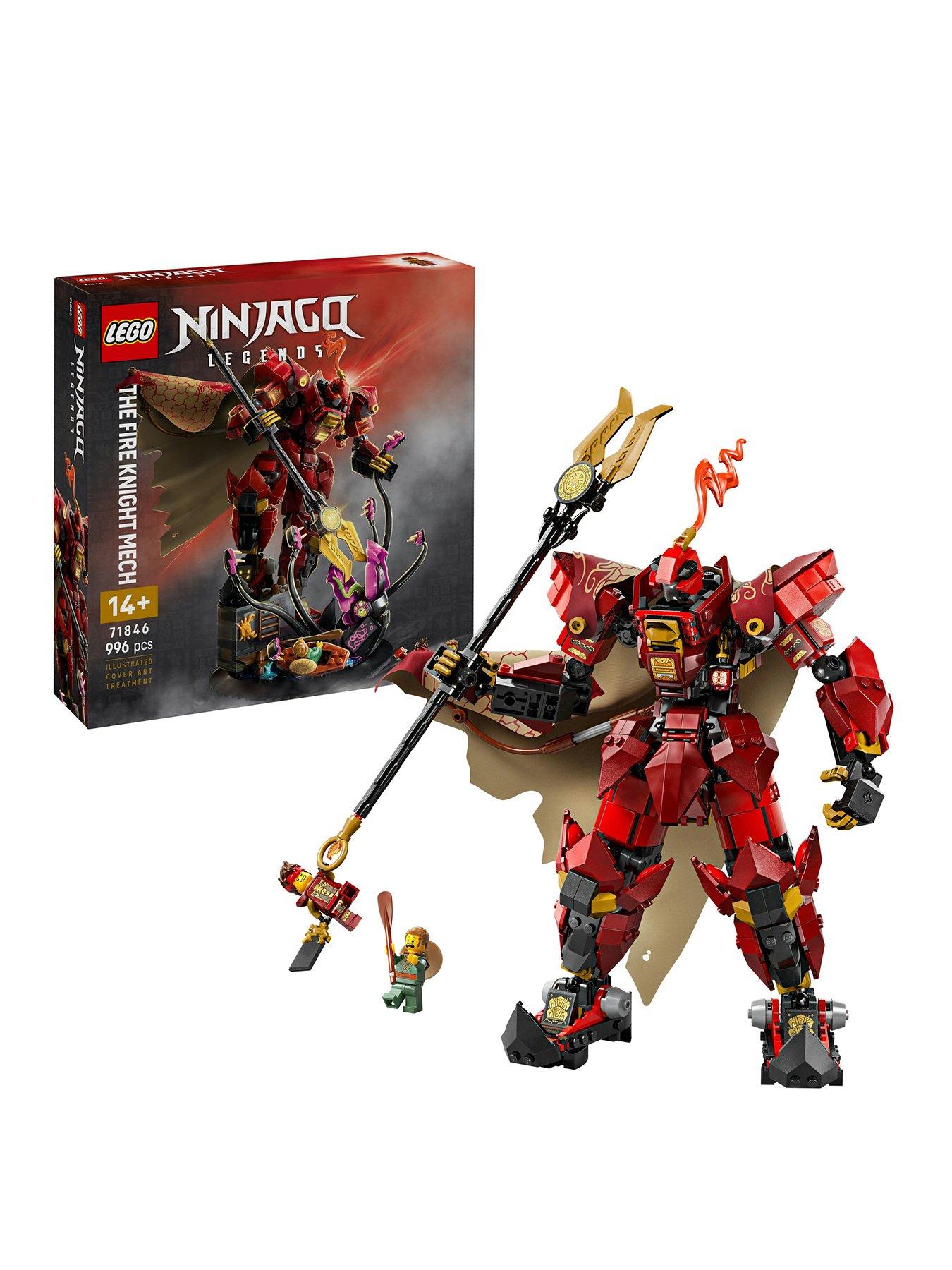 Image of LEGO Ninjago The Fire Knight Mech Toy Building Set 71846
