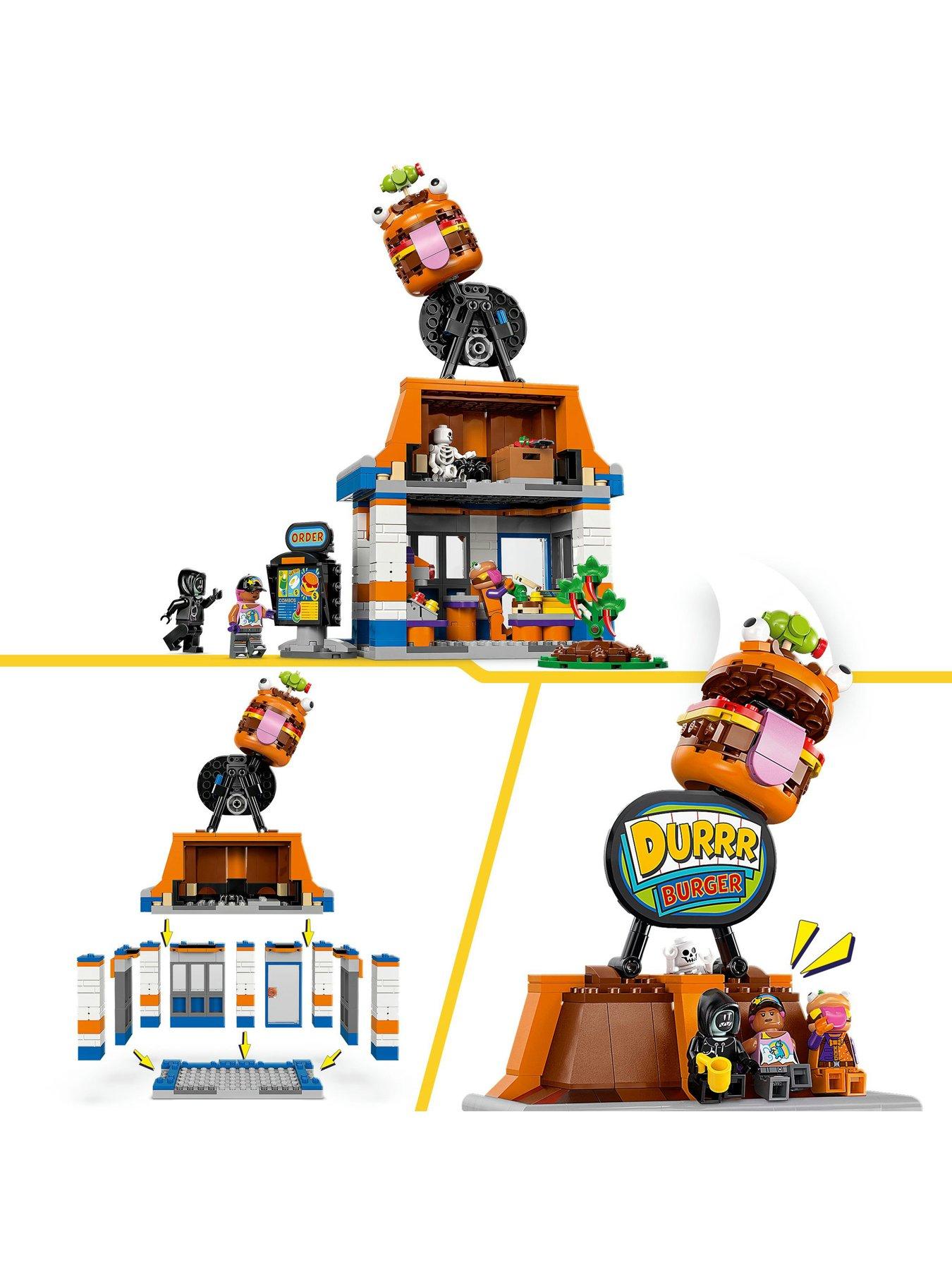 Image 3 of 8 of LEGO Fortnite Durrr Burger Restaurant Toy 77076