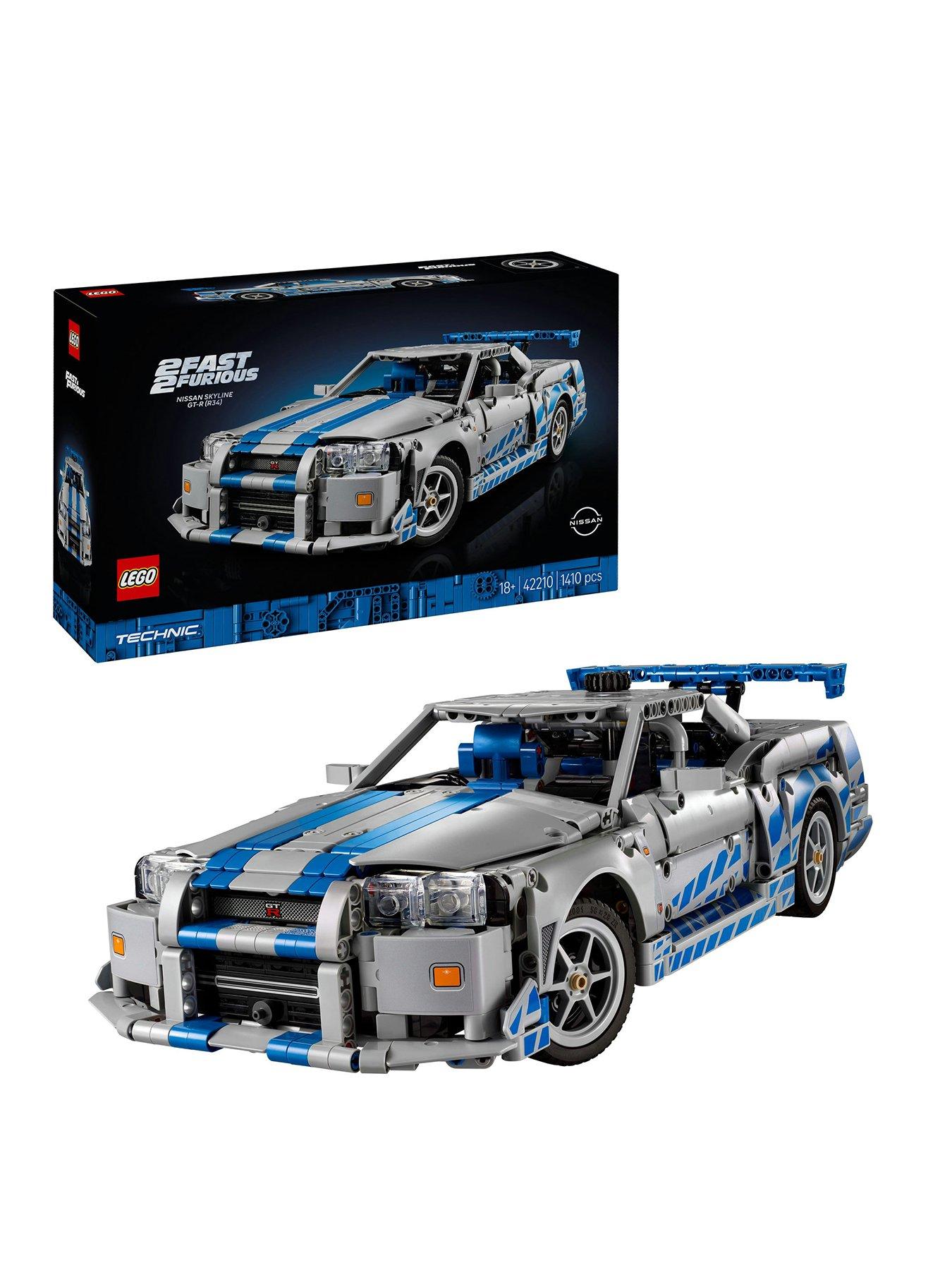 Image of LEGO Technic 2 Fast 2 Furious Nissan Skyline GT-R (R34) Car Model Kit 42110