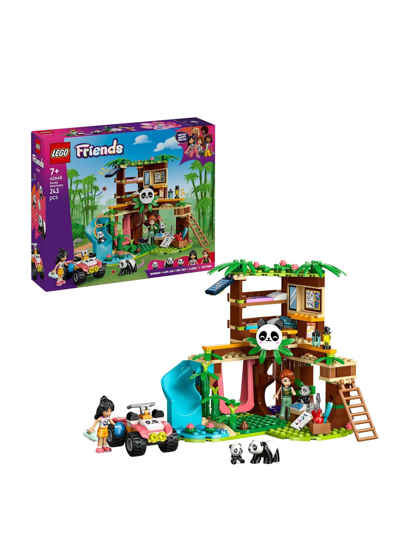 SANCTUARY ダゴニャン LEGO Friends Panda Sanctuary Animal Care Building Set Toy 42648