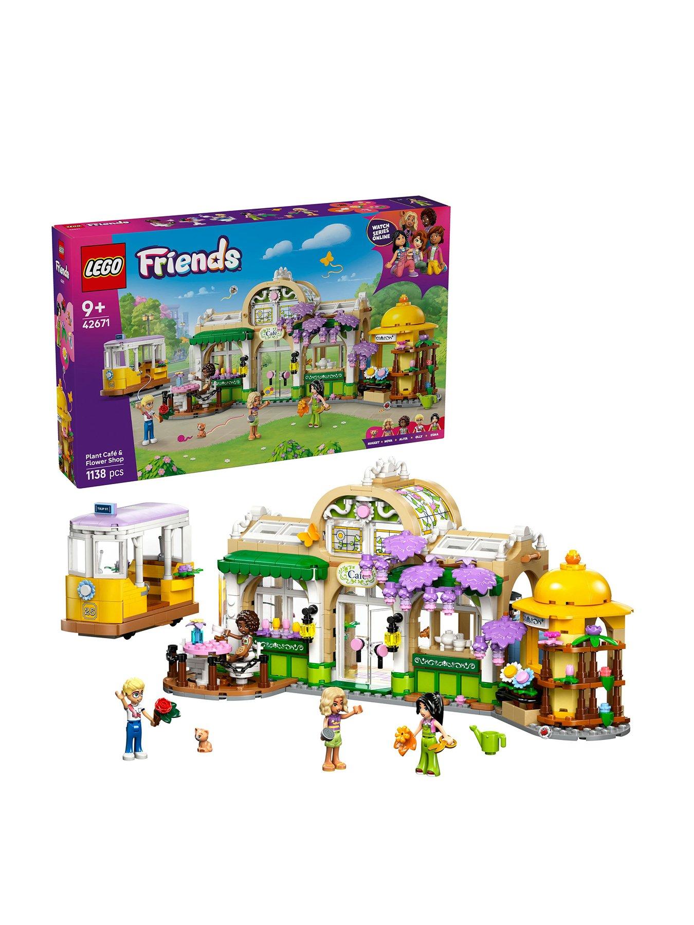 LEGO Friends Plant Café  &  Flower Shop Building Kit Pretend-Play Set 42671
