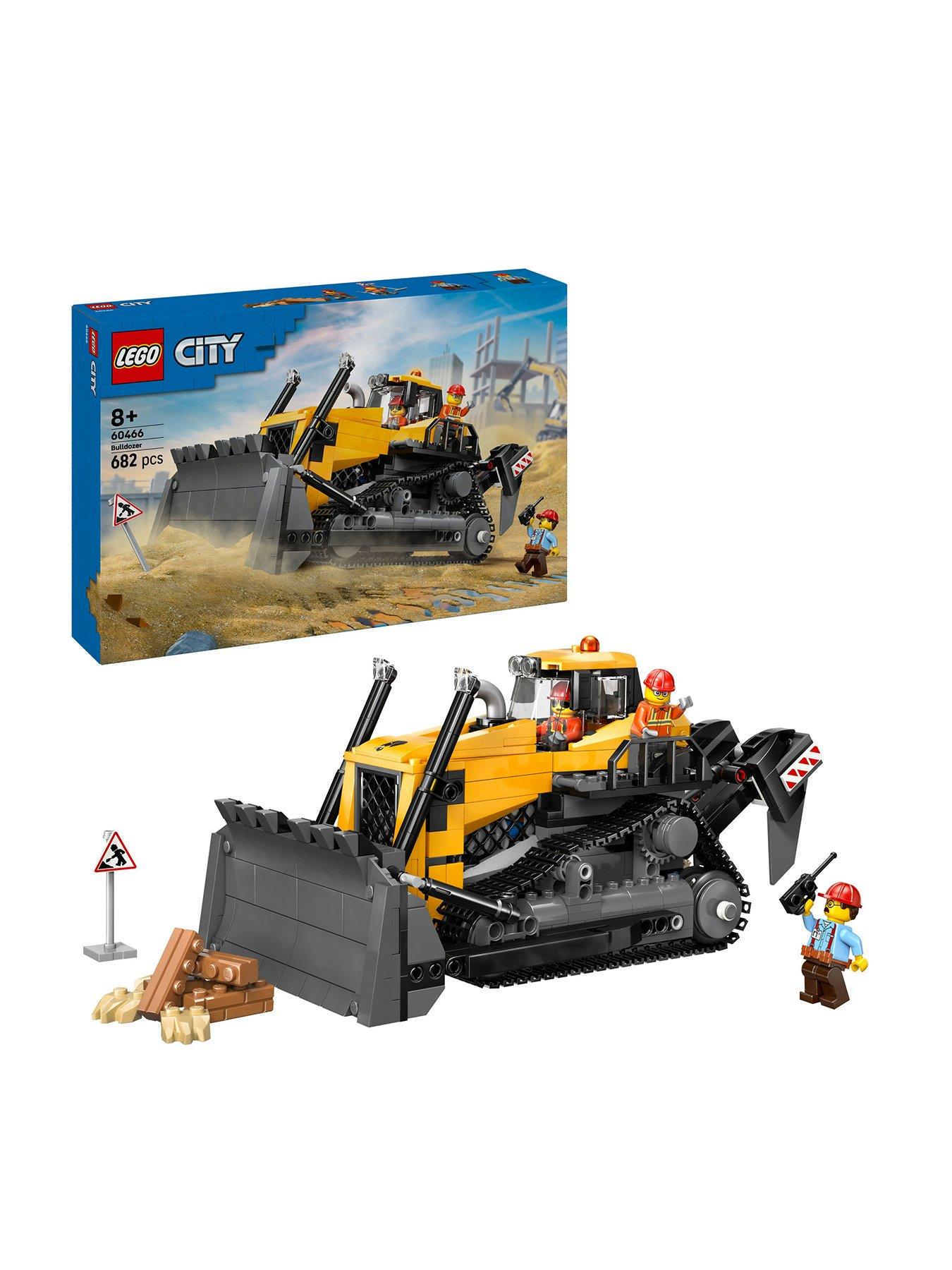 LEGO City ellow Bulldozer Construction Vehicle Toy 60466
