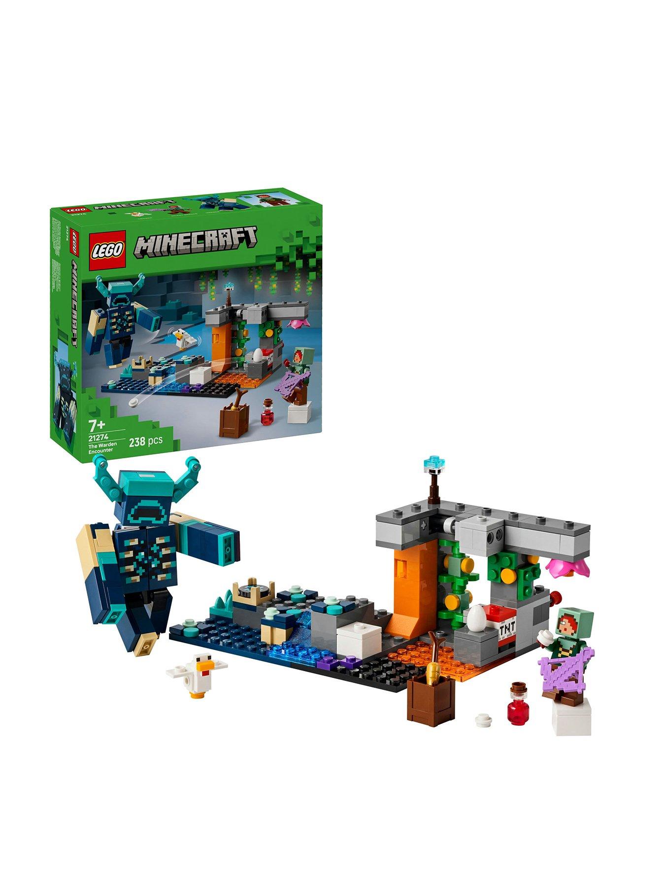 Image of LEGO Minecraft The Warden Encounter Collectible Video Game Merch 21274