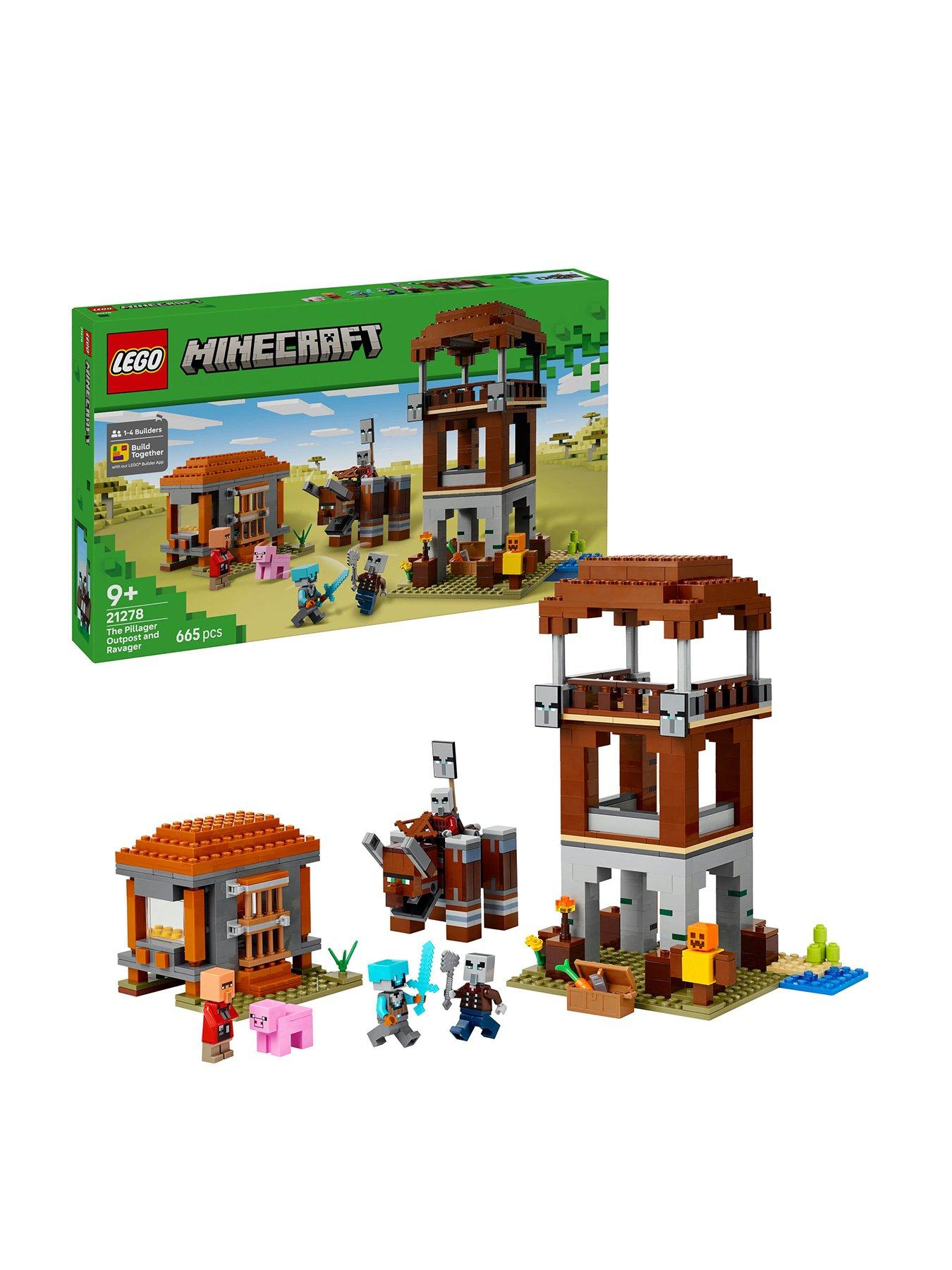 lego-minecraft-the-pillager-outpost-and-ravager-21278