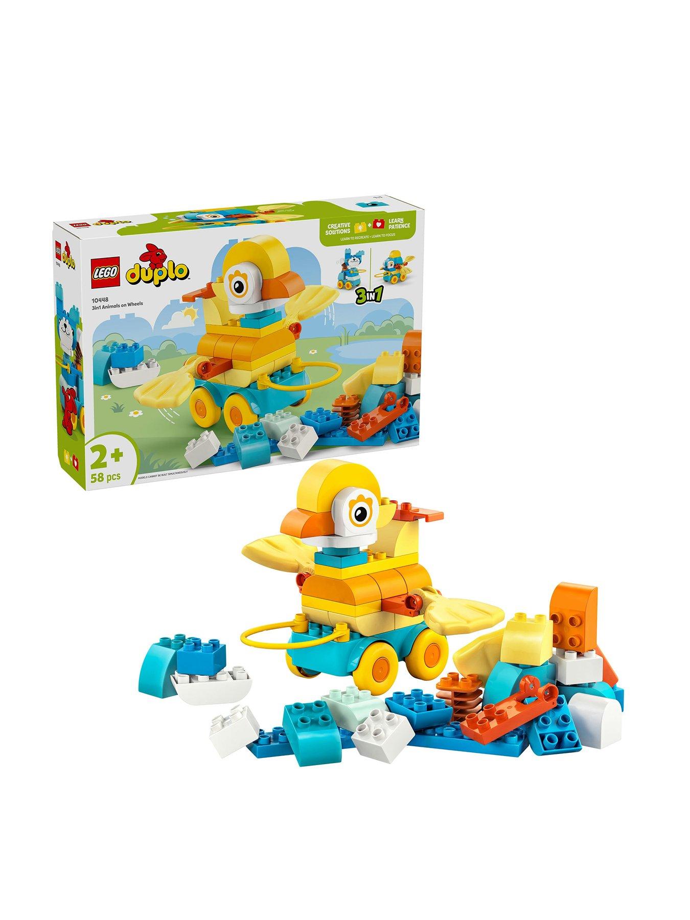 Image 1 of 8 of LEGO Duplo Town 3in1 Animals on Wheels&nbsp;for Imaginative Play 10448