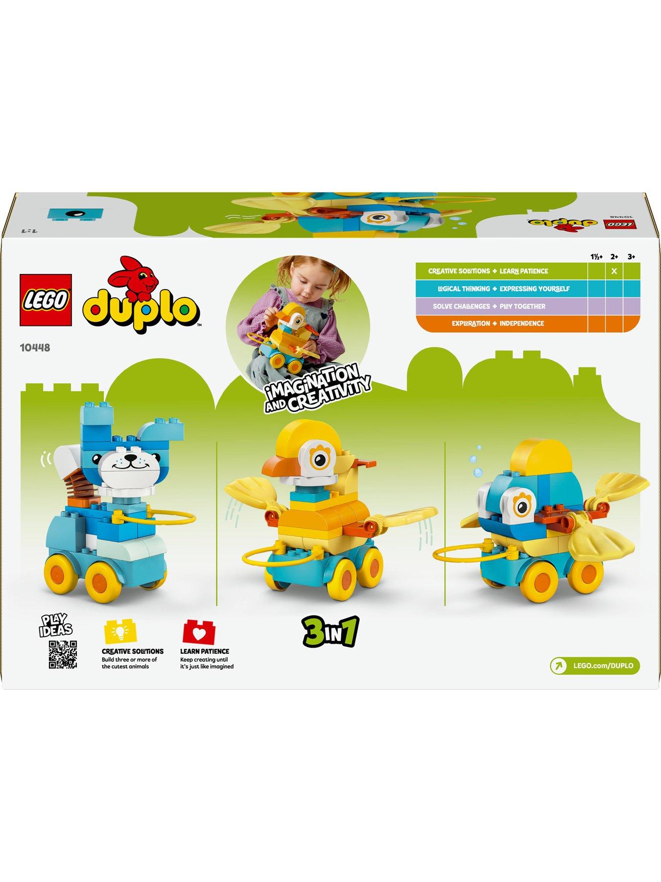 Image 7 of 8 of LEGO Duplo Town 3in1 Animals on Wheels&nbsp;for Imaginative Play 10448