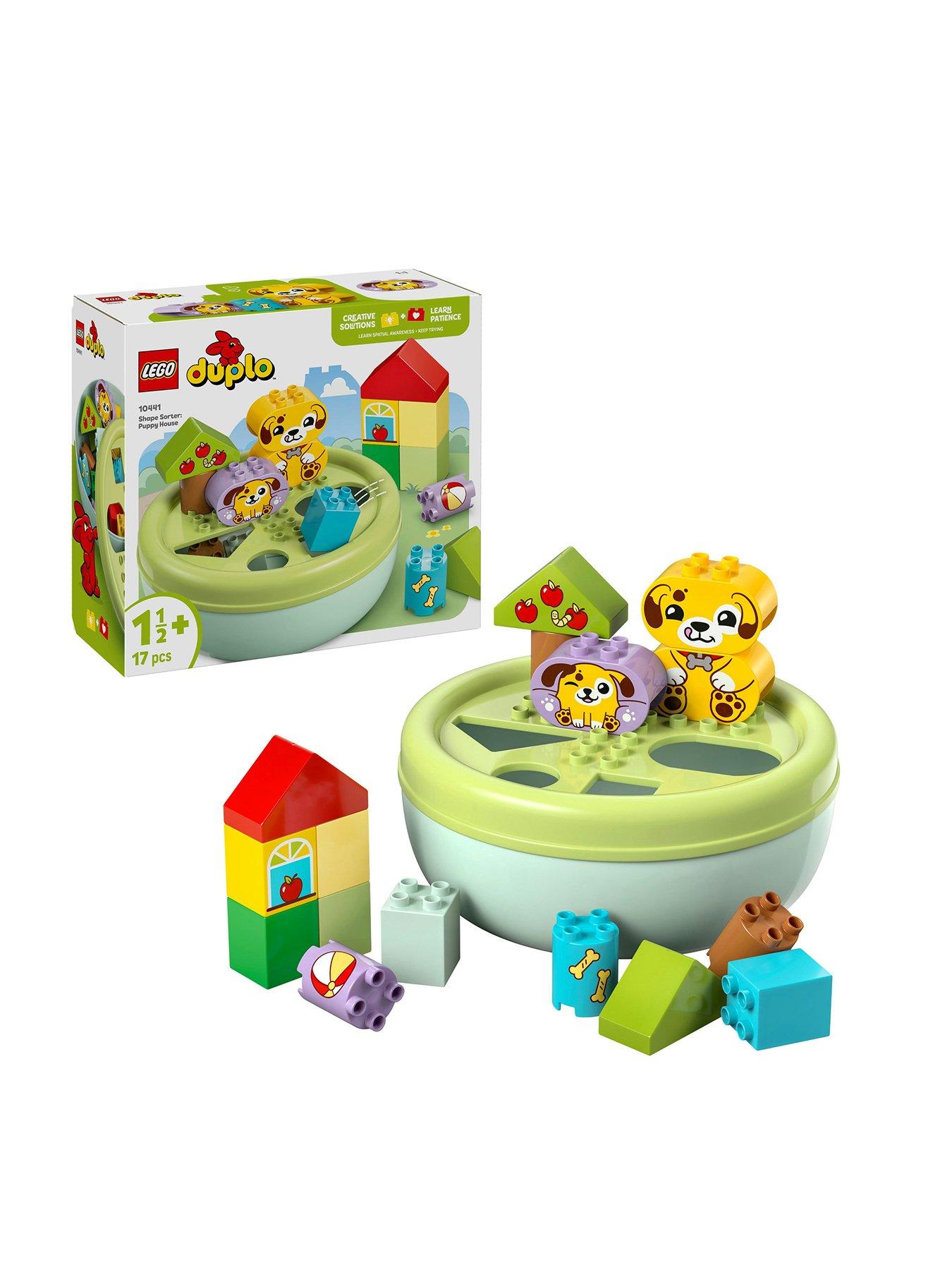 Image 1 of 8 of LEGO Duplo My First Shape Sorter: Puppy House Toddler Learning Toy 10441