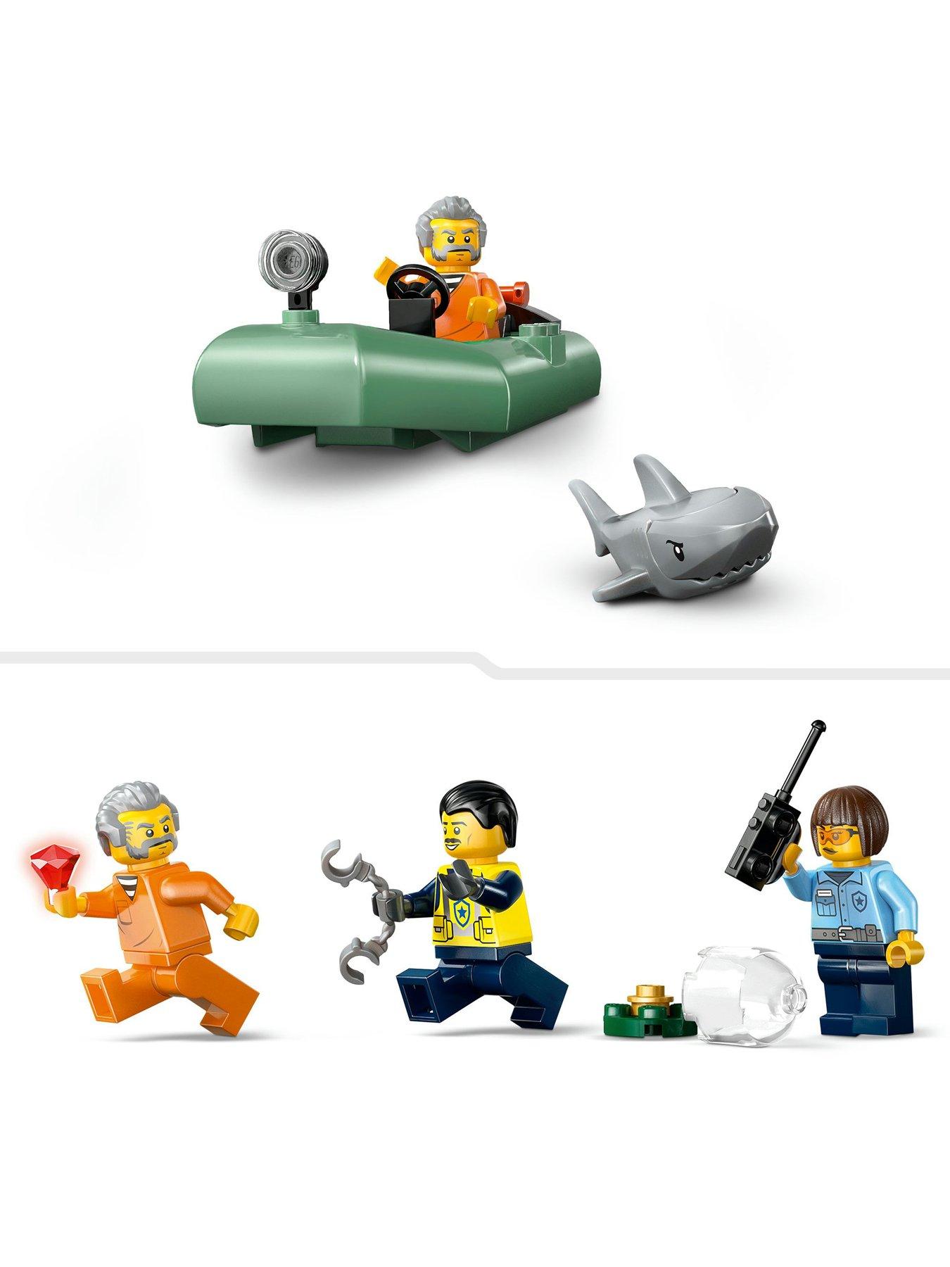 Image 4 of 8 of LEGO City Police Boat Chase Building Toy Set 60456
