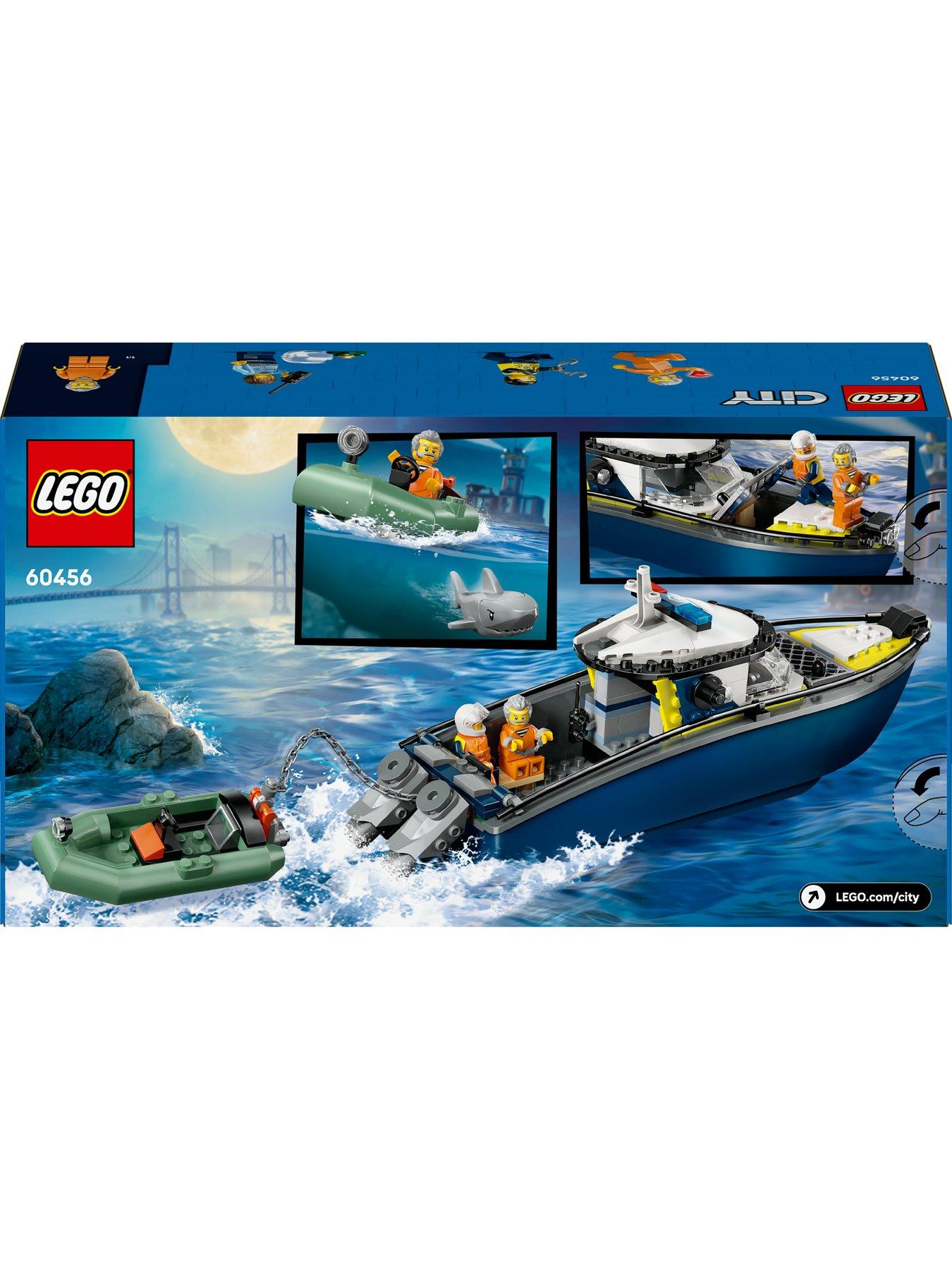 Image 7 of 8 of LEGO City Police Boat Chase Building Toy Set 60456