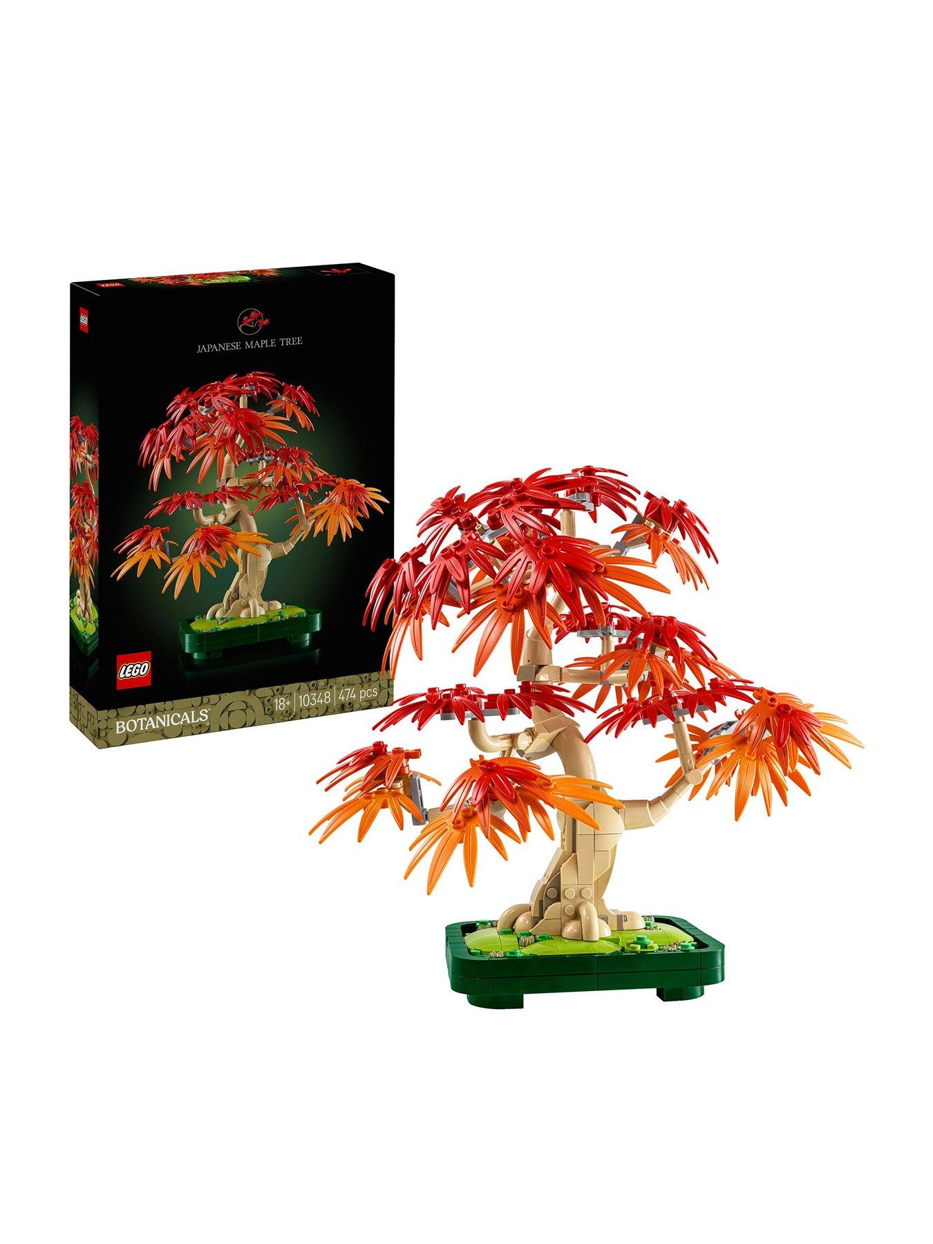 Image of LEGO Botanical Japanese Red Maple Bonsai Tree DIY Set 10348