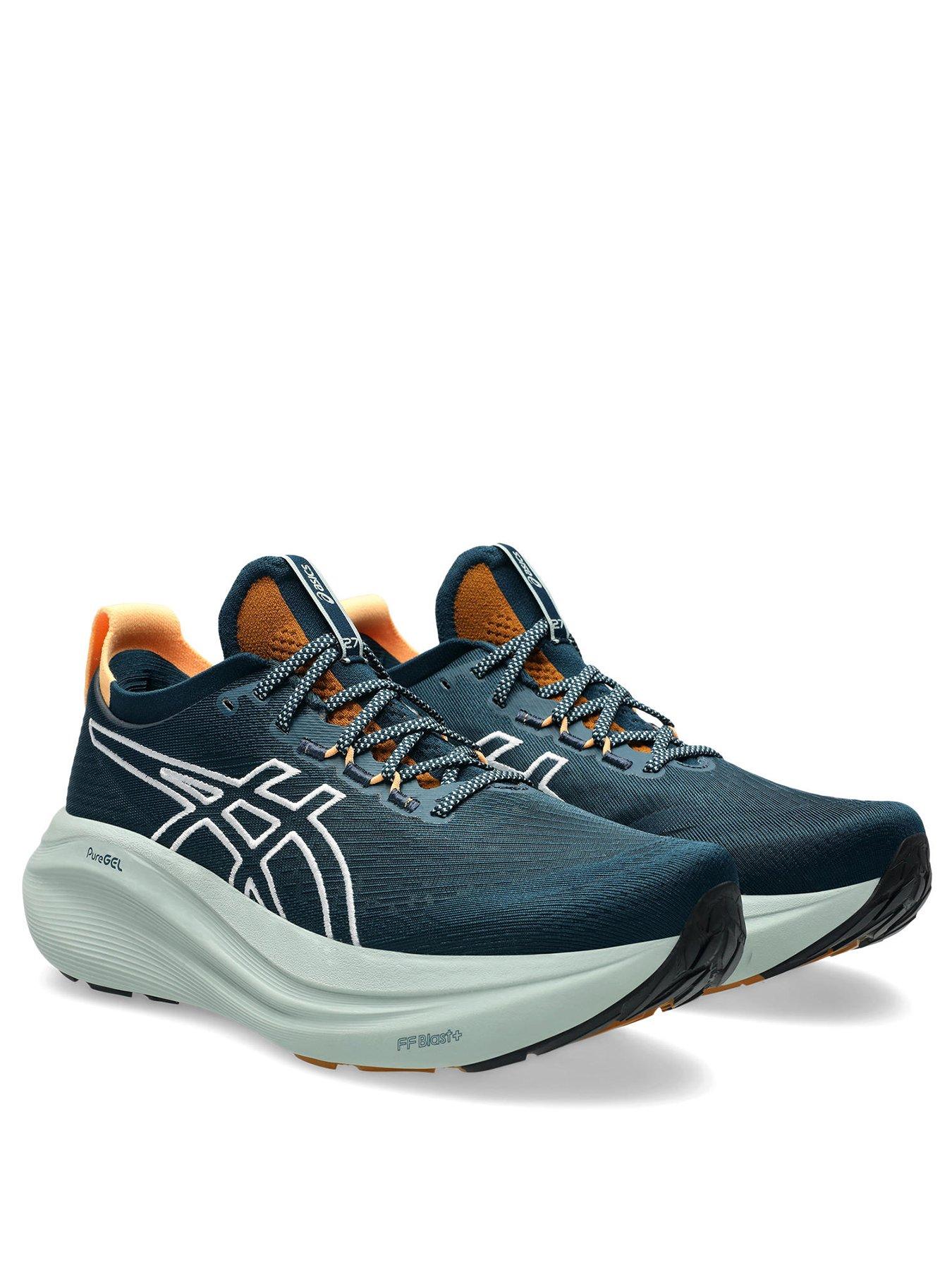 asics-mens-running-gel-nimbus-27-nature-bathing-trainers-greenstillFront