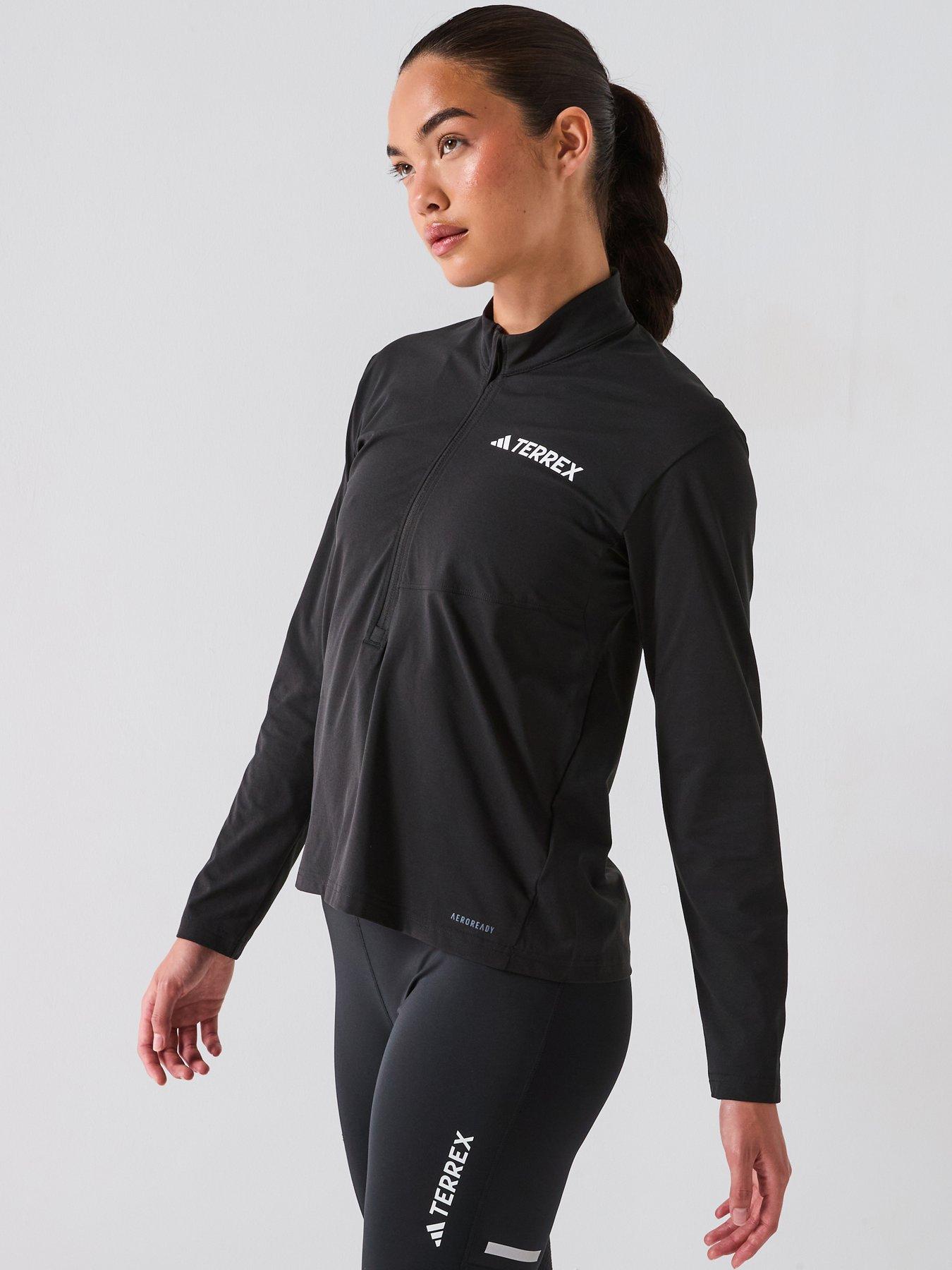 adidas-terrex-womens-outdoor-multi-climacool-12-zip-long-sleeve-long-sleeve-top-black