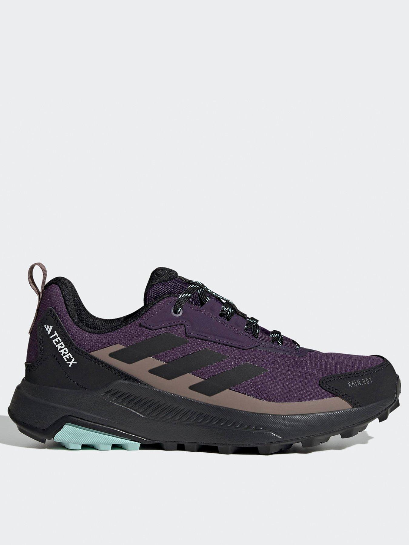 adidas Terrex Womens Anylander RainRdy Hiking Shoes - Purple