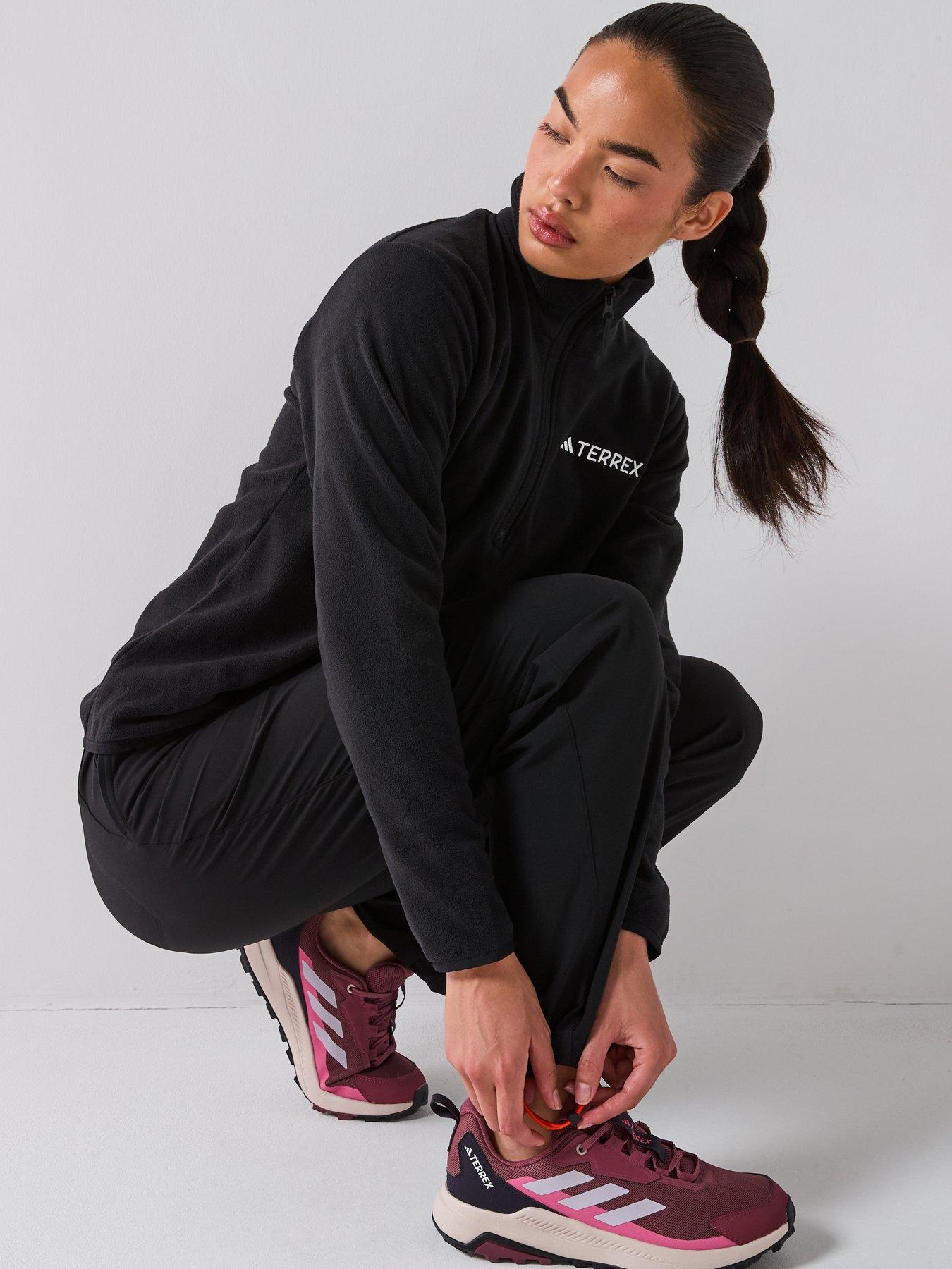 adidas-terrex-womens-outdoor-multi-essentials-12-zip-fleece-jacket-blackoutfit