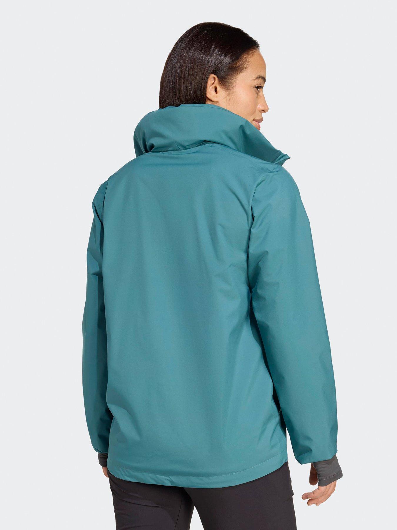 adidas-terrex-womens-outdoor-multi-essentials-2l-rain-jacket-bluestillFront