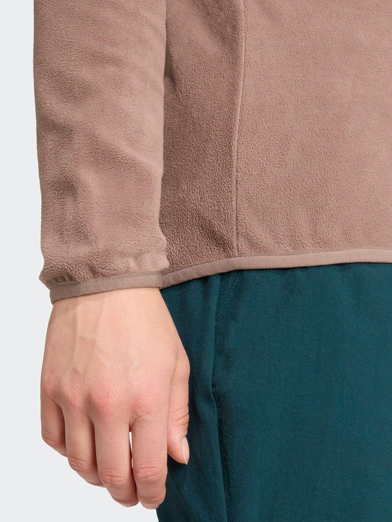 adidas-terrex-womens-outdoor-multi-essentials-14-nbspzip-fleece-jacket-brownoutfit