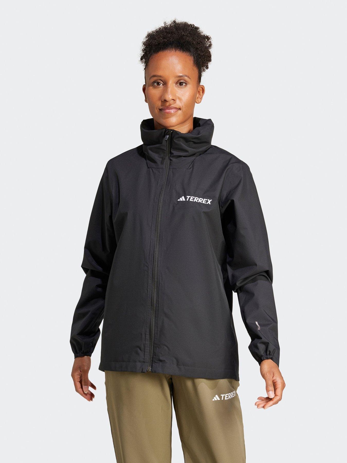 Image 1 of 5 of adidas Terrex Womens Outdoor Multi Essentials 2L Rain Jacket - Black
