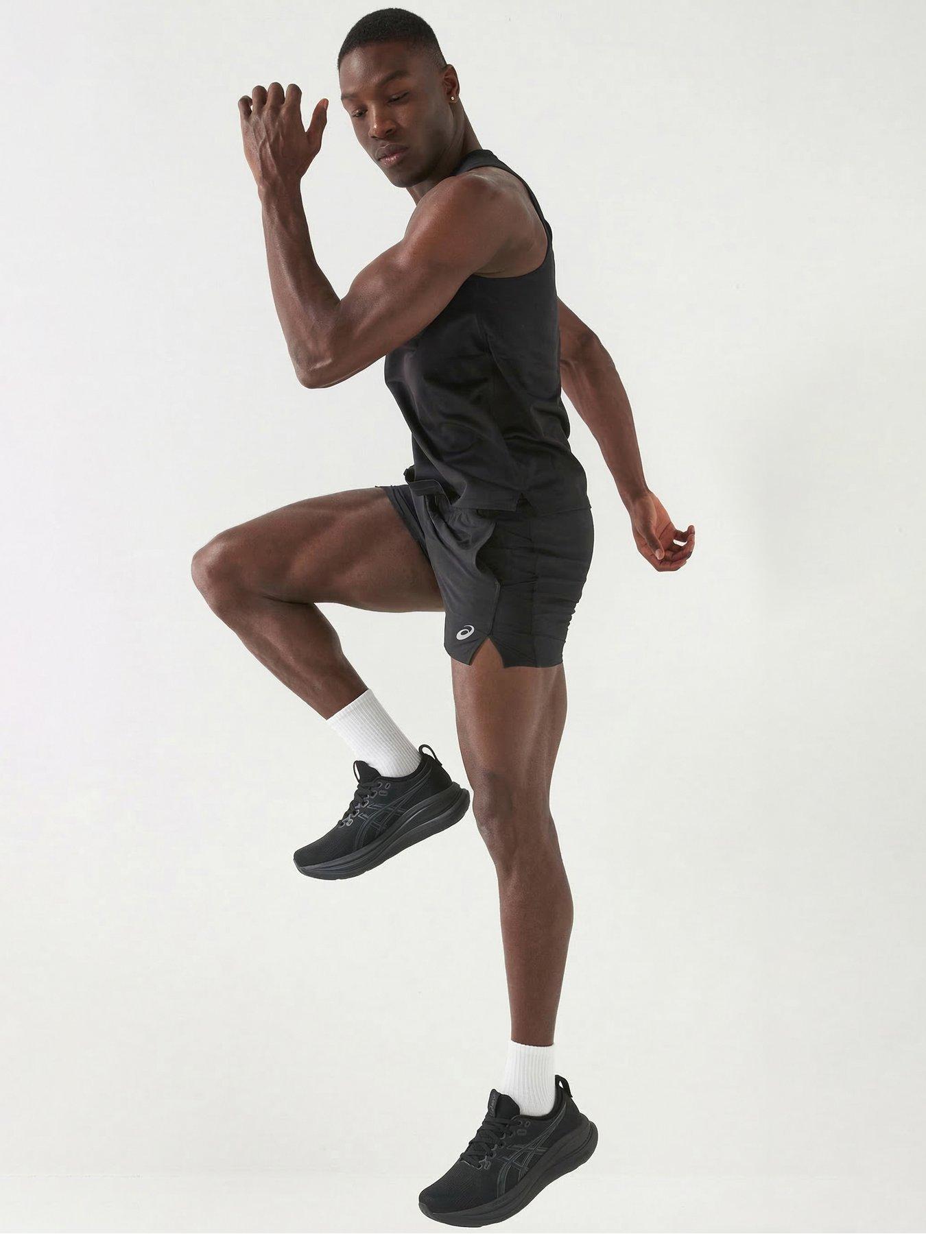 Image 6 of 6 of Asics Mens Running Core 5Inch Shorts - Black