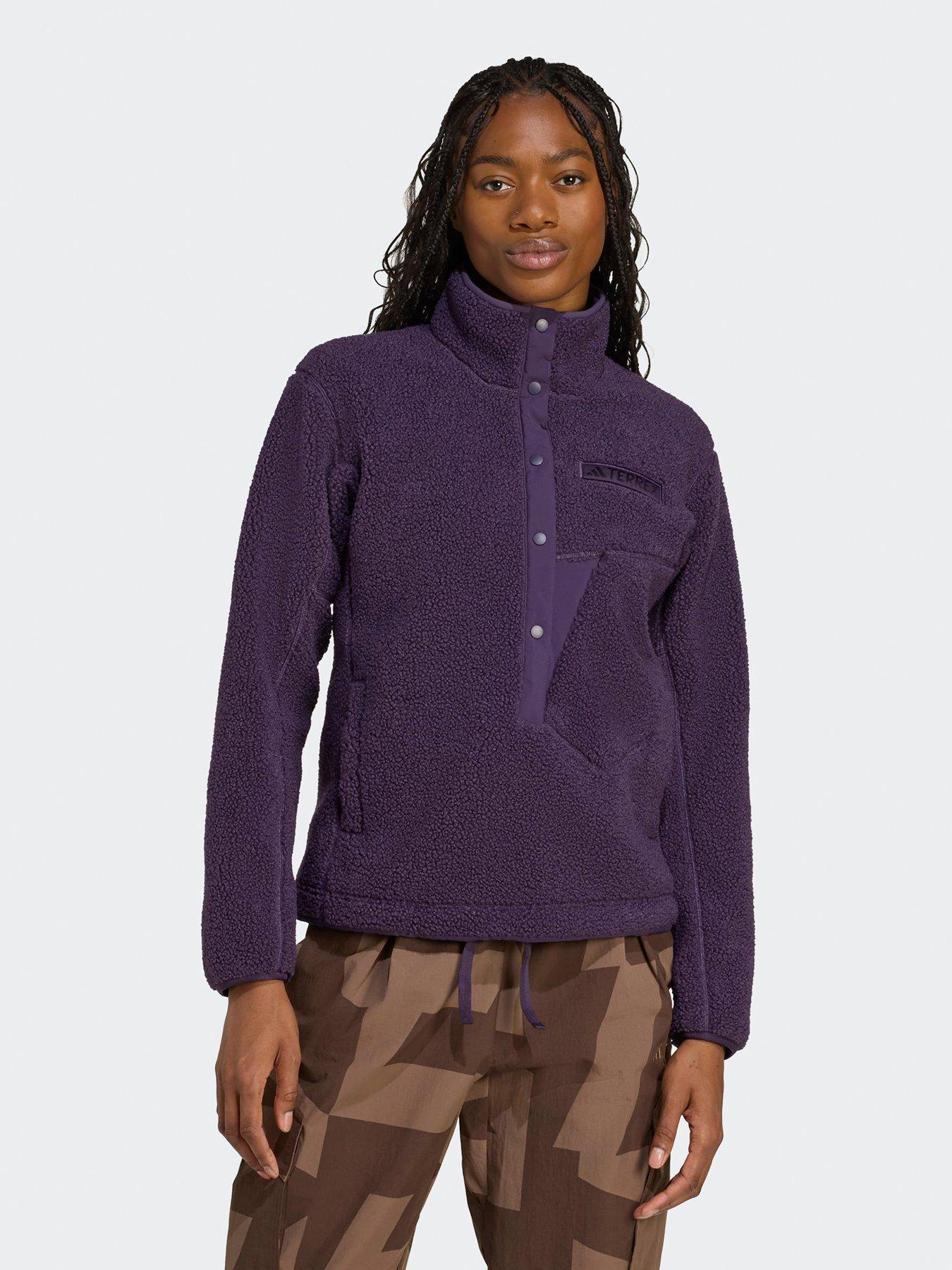 adidas-terrex-womens-xploric-high-pile-fleece-pullover-sweatshirt-purple