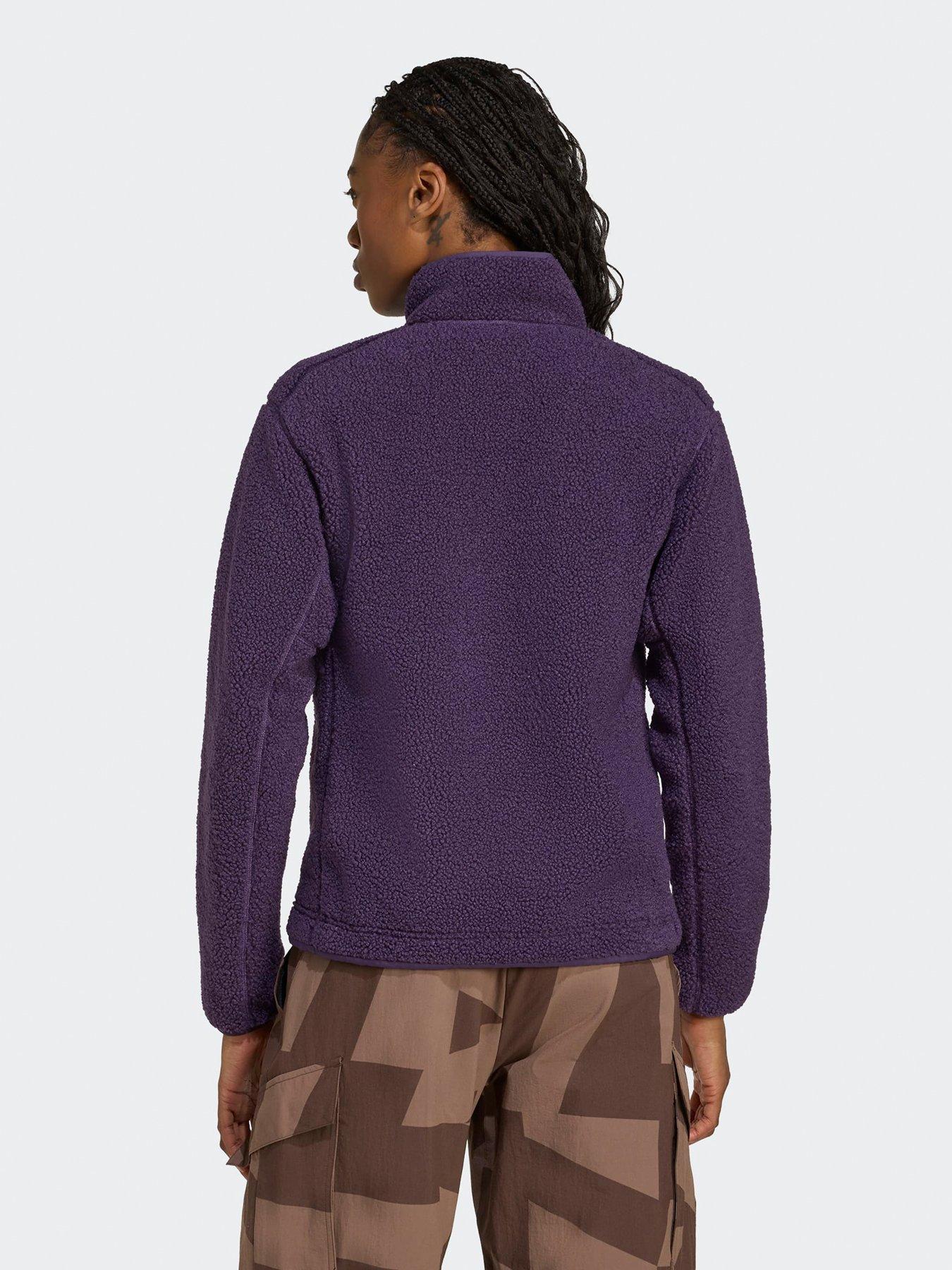 adidas-terrex-womens-xploric-high-pile-fleece-pullover-sweatshirt-purplestillFront