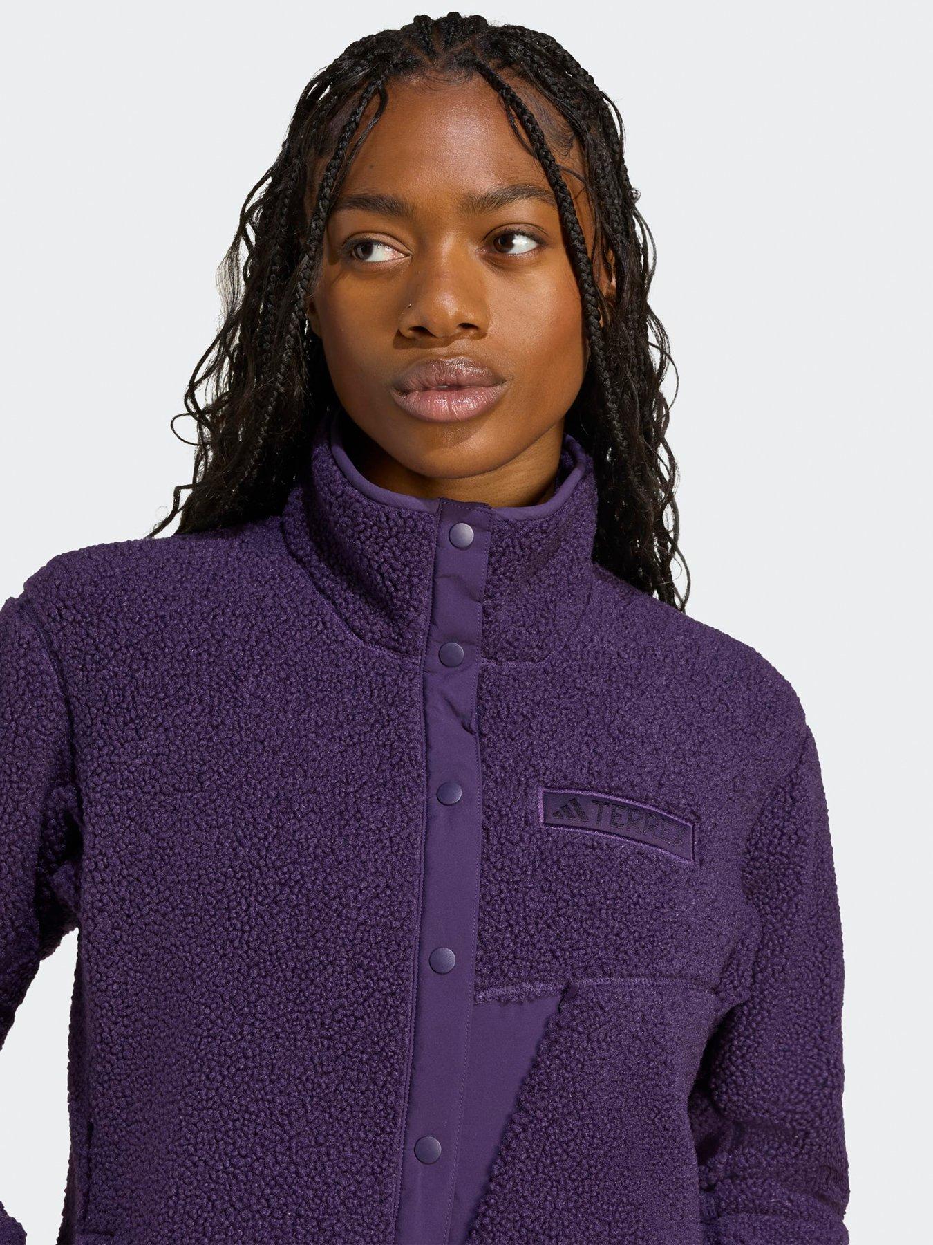 adidas-terrex-womens-xploric-high-pile-fleece-pullover-sweatshirt-purpleoutfit