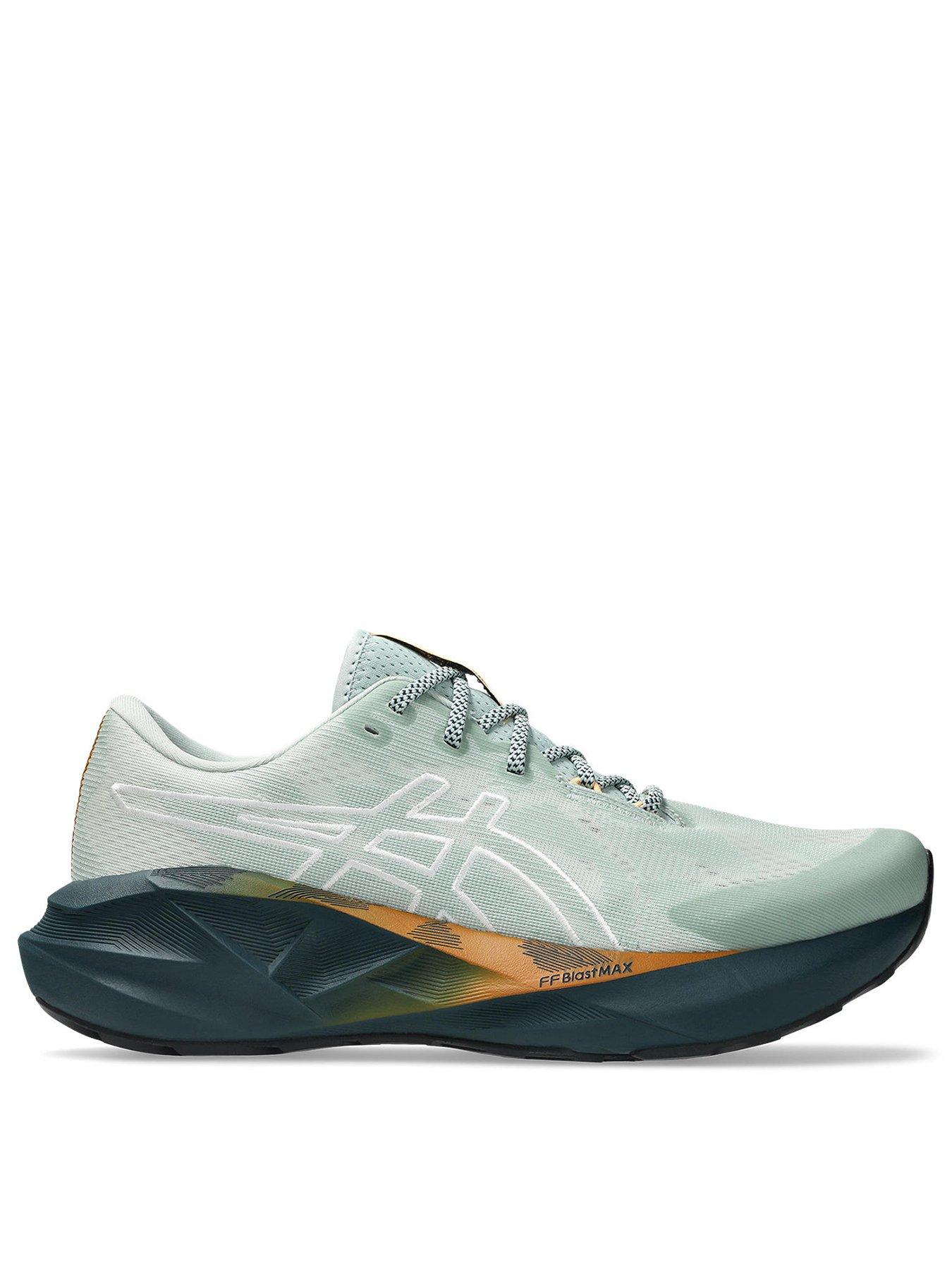 Asics Mens Running Novablast 5 Nature Bathing Trainers - Green