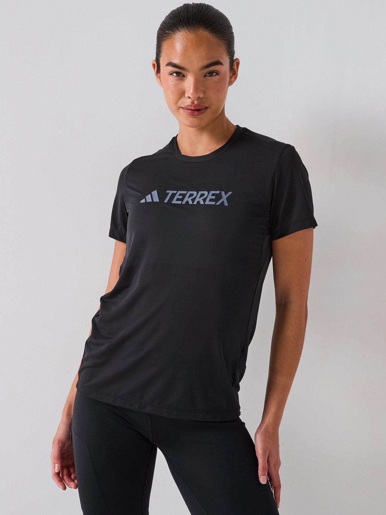 adidas-terrex-womens-terrex-multi-climacool-logo-tech-t--shirt-black