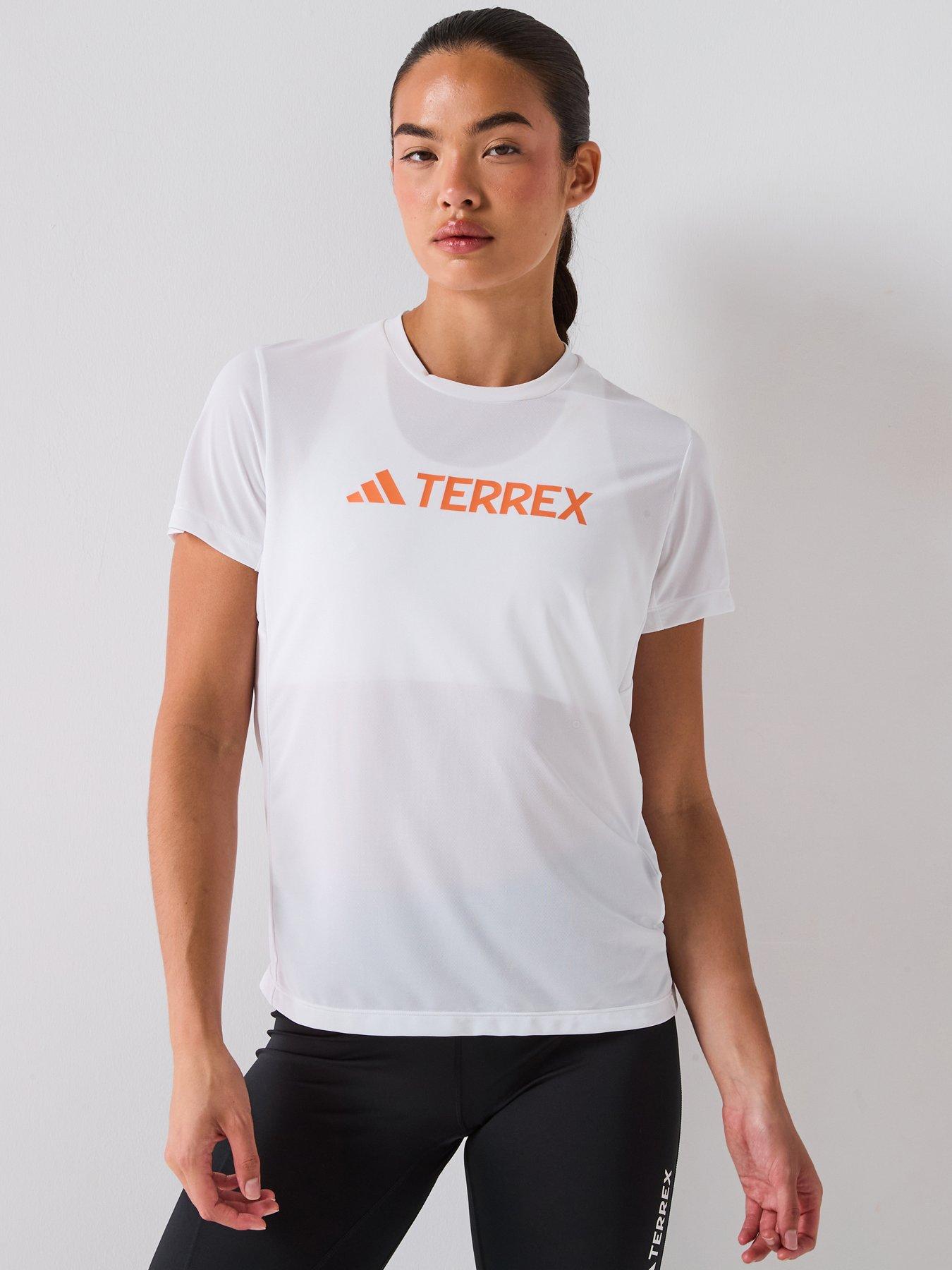 adidas Terrex Womens Multi Climacool Logo Tech T- Shirt - White