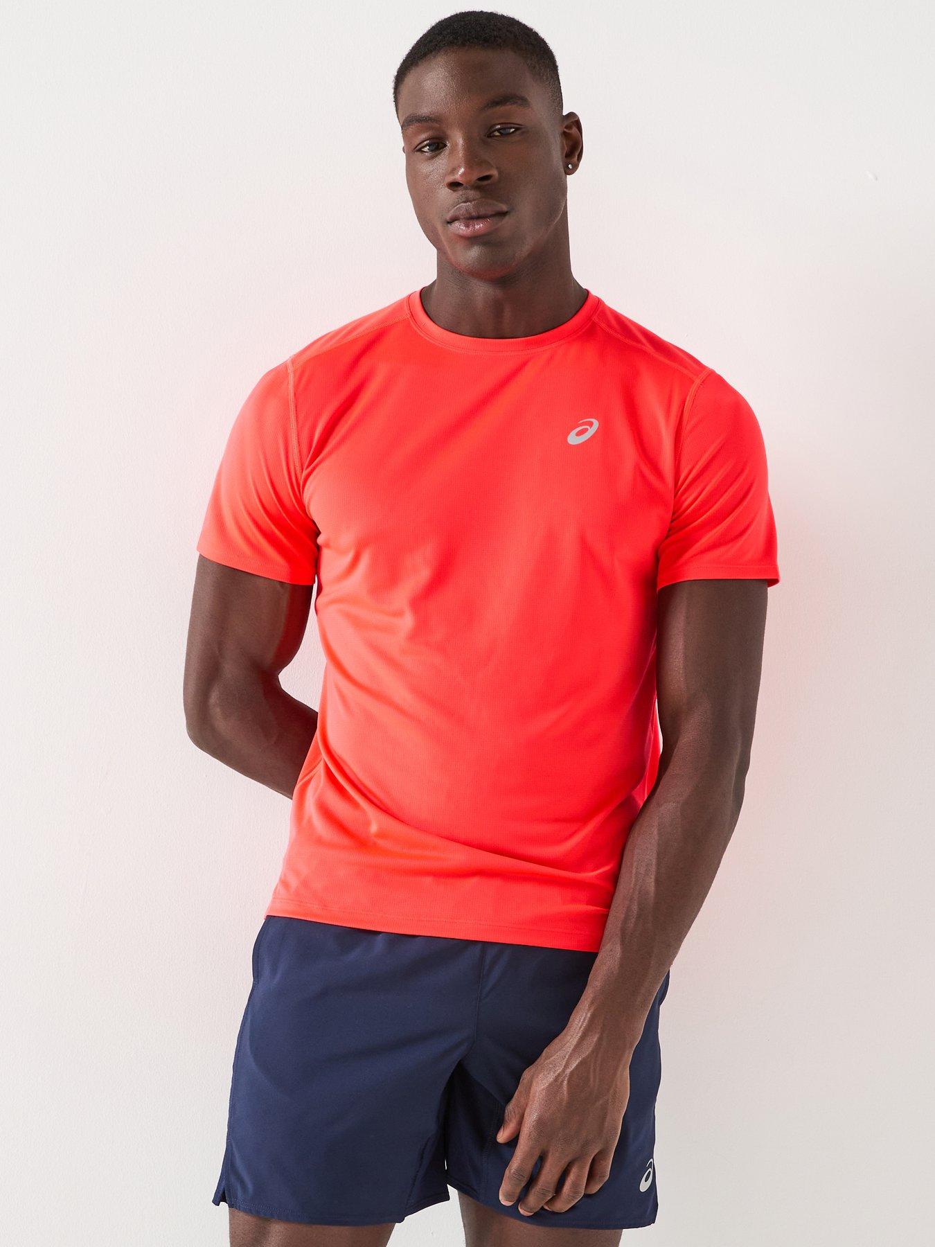 Image 1 of 6 of Asics Mens Running Core T-Shirt - Red