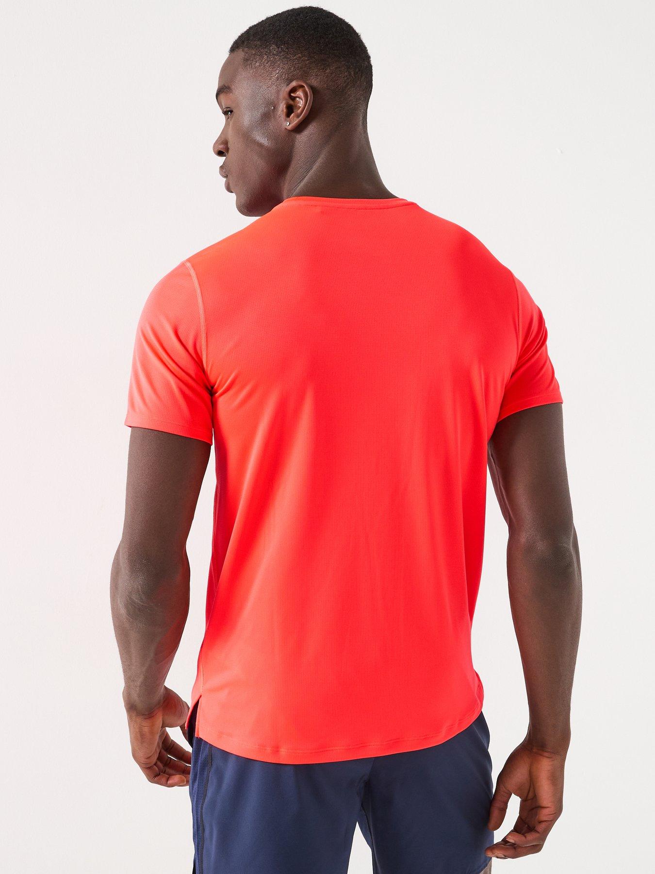 Image 2 of 6 of Asics Mens Running Core T-Shirt - Red