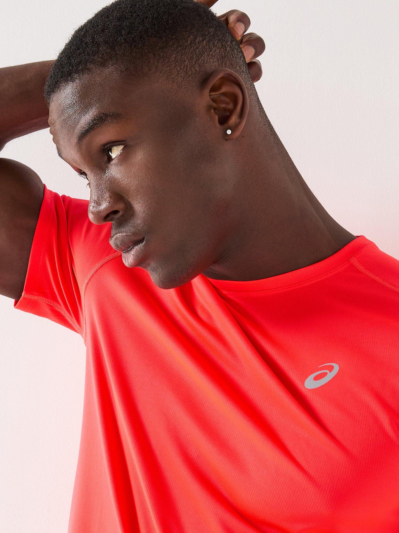 Image 4 of 6 of Asics Mens Running Core T-Shirt - Red