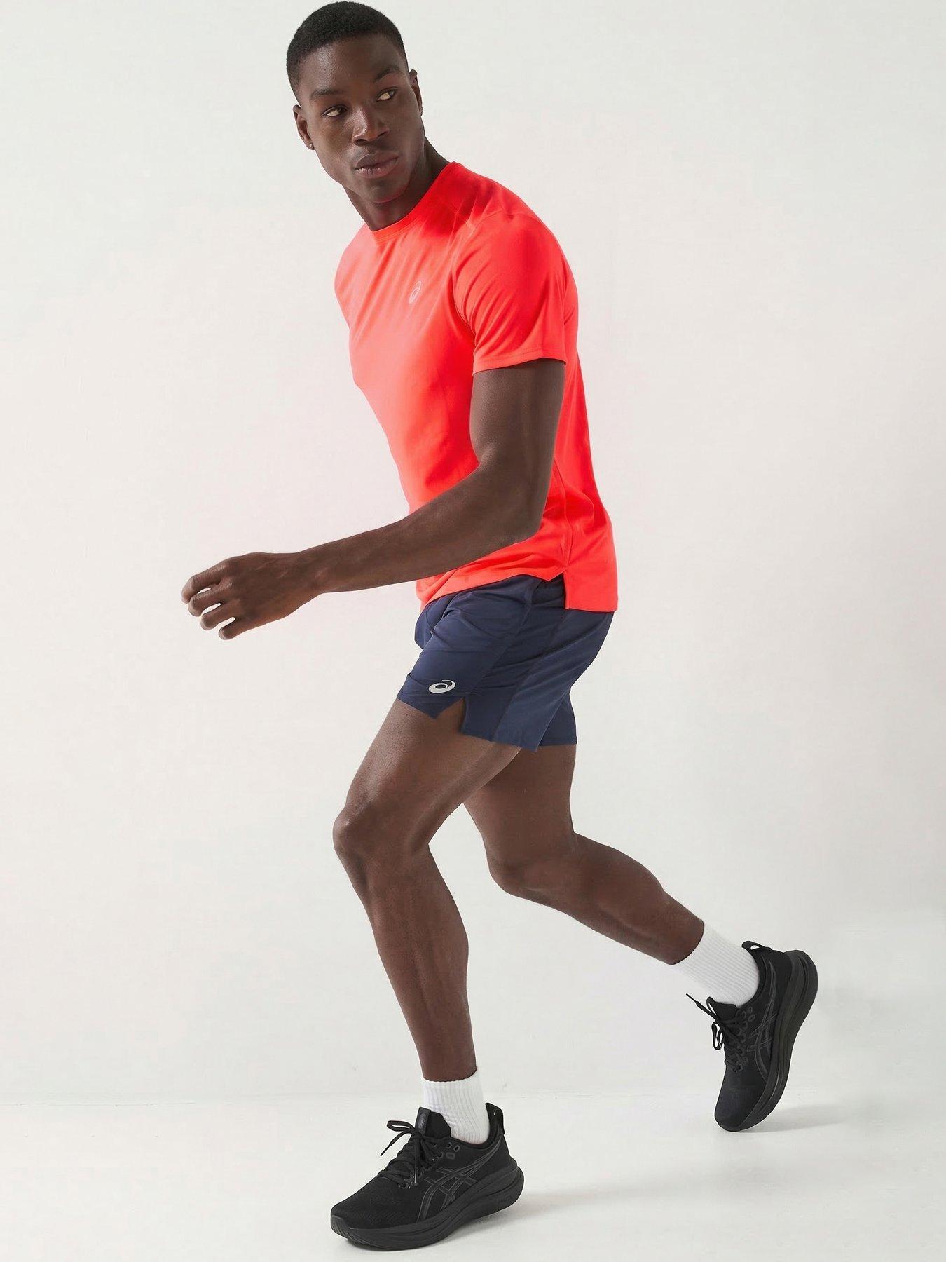Image 6 of 6 of Asics Mens Running Core T-Shirt - Red