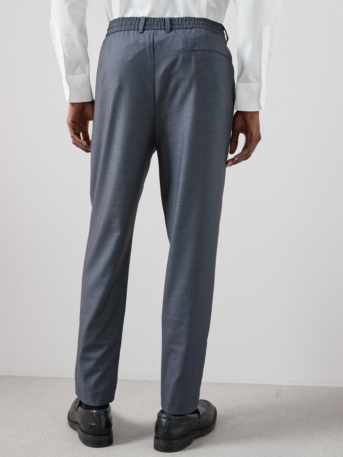 Image 2 of 7 of The Very Collection Smart Pleated Trouser - Grey