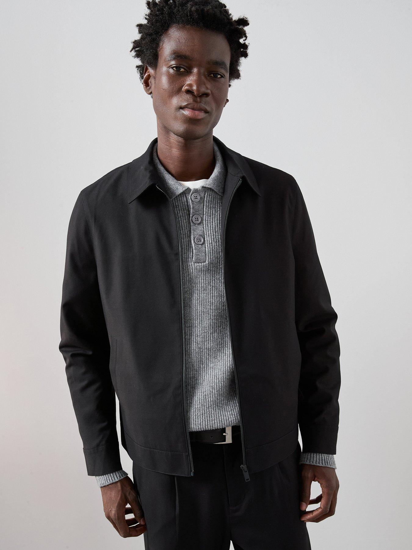 the-very-collection-smart-zip-through-harrington-jacket-black