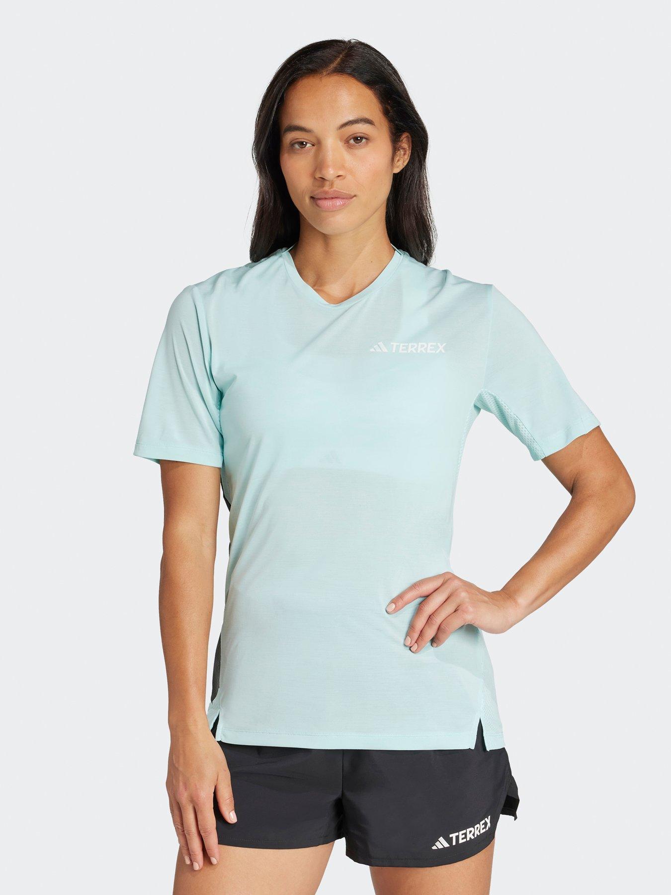 adidas Terrex Womens Outdoor Xperior Climacool T-Shirt - Blue
