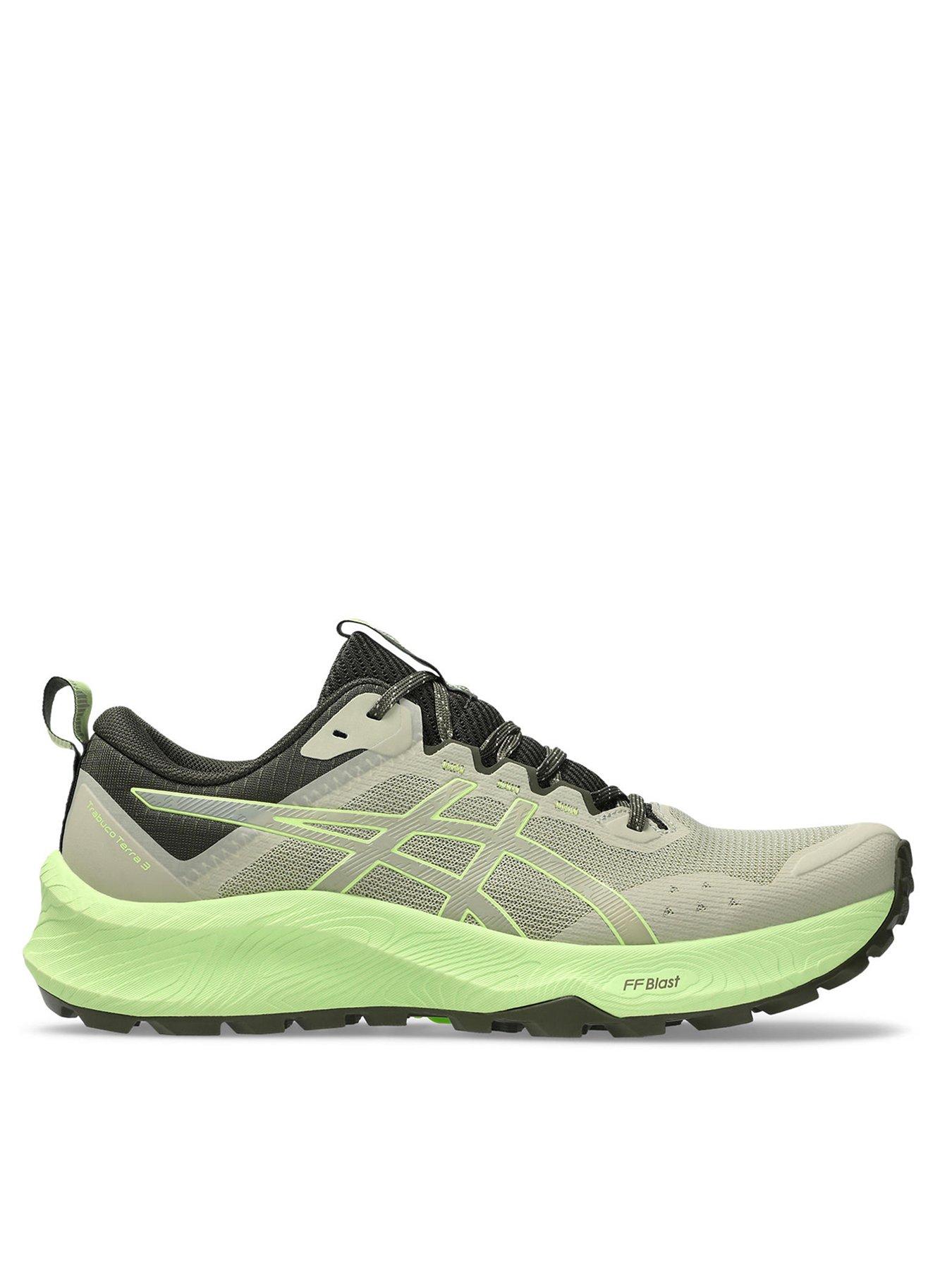 Asics Mens Trail Running Trabuco Terra 3 Trainers - Green