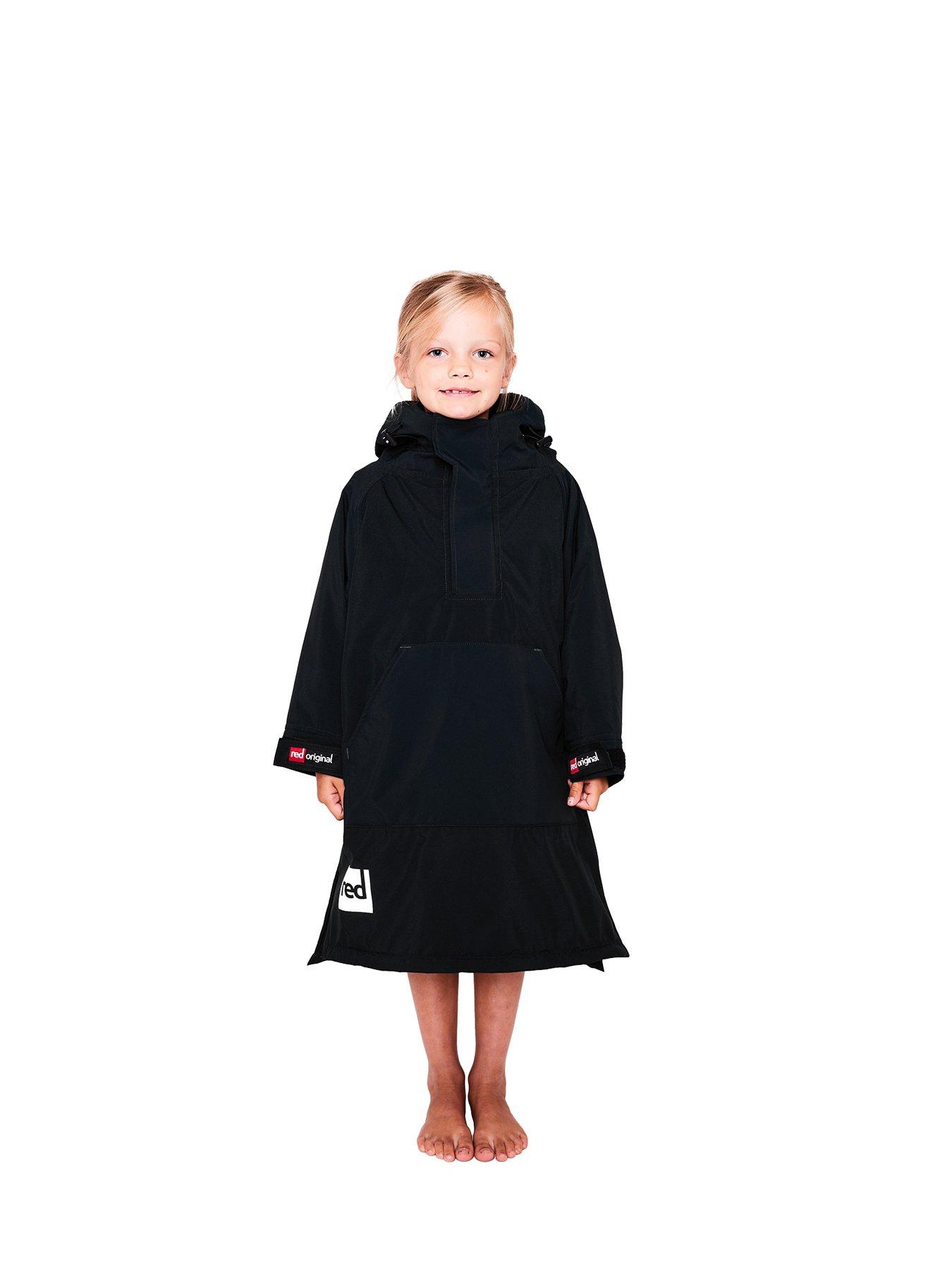 red-equipment-kids-dry-waterproof-poncho-blackstillFront
