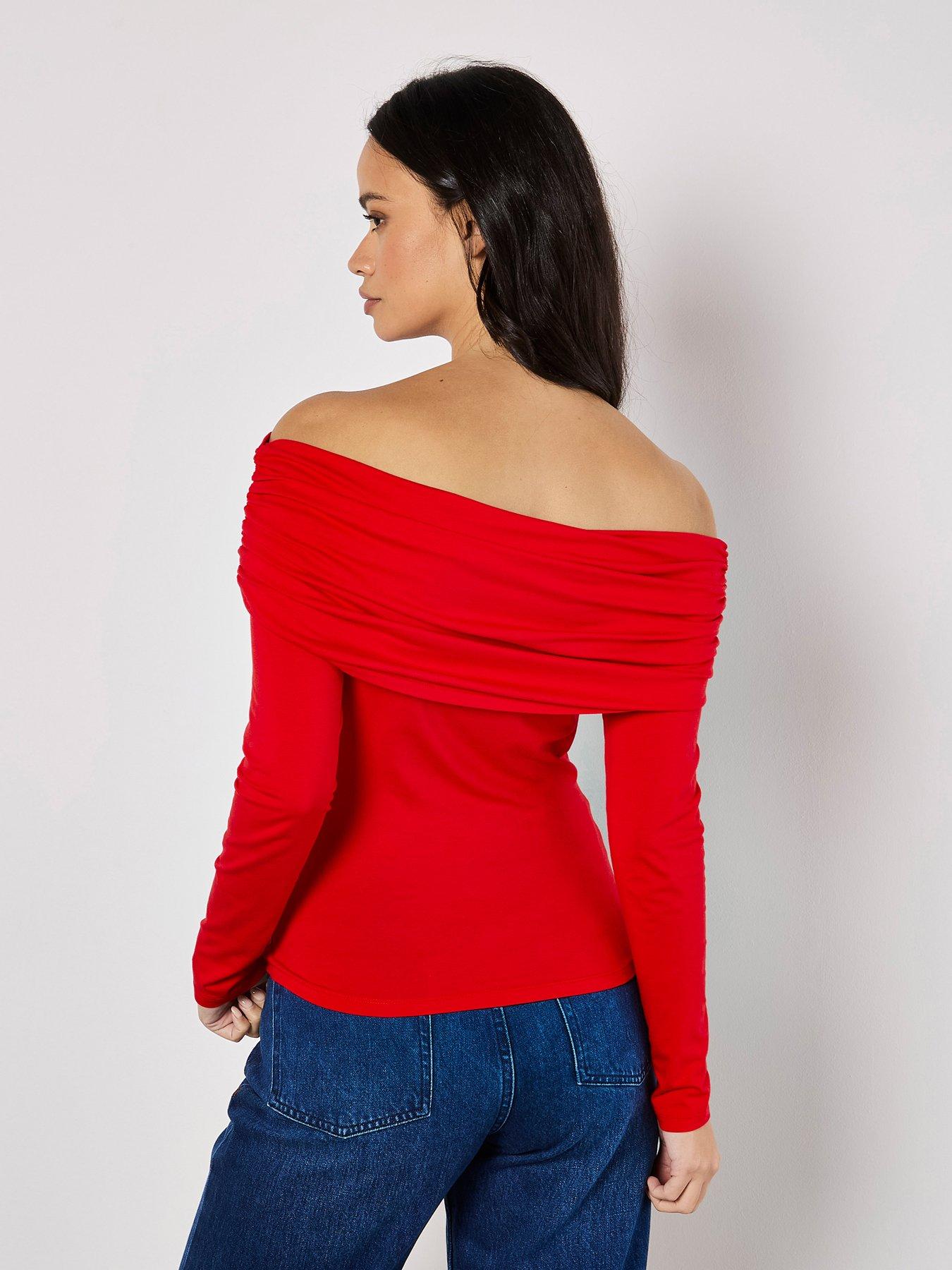 apricot-apricot-modal-long-sleeve-bardot-topstillFront
