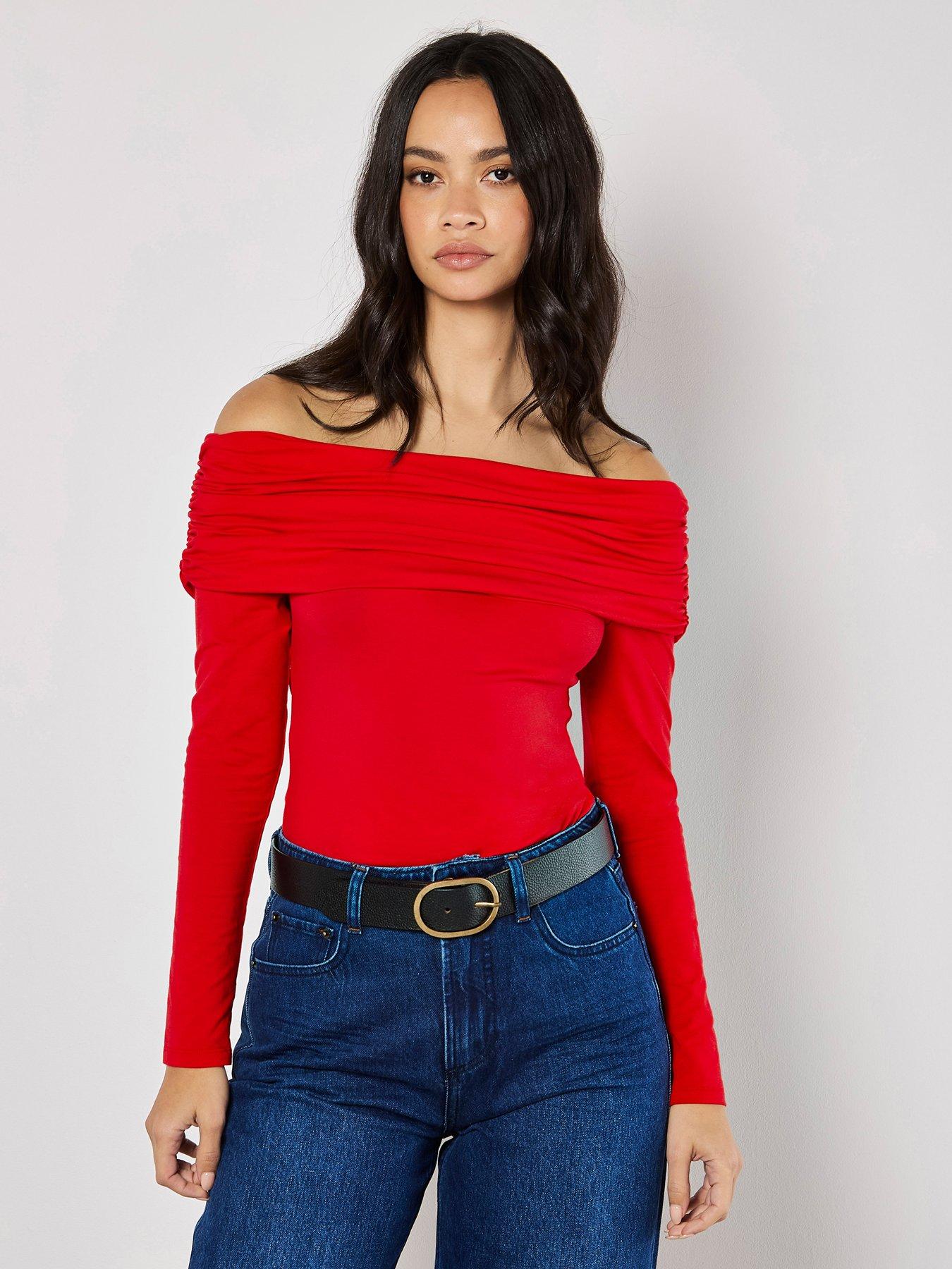 apricot-apricot-modal-long-sleeve-bardot-topdetail
