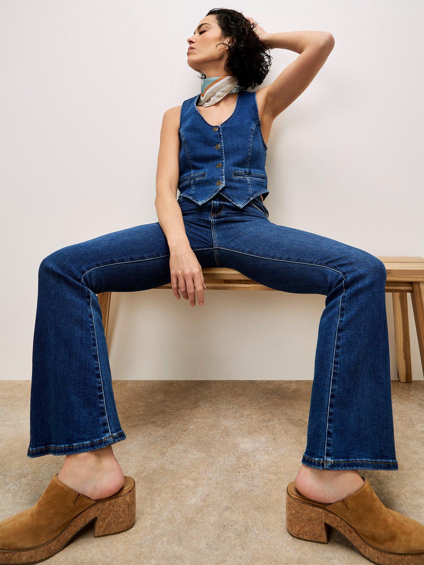 Image 5 of 5 of Apricot Apricot Lola Flared Jeans