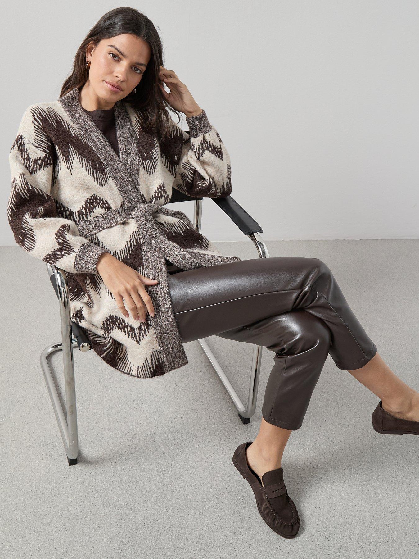 the-very-collection-abstract-jacquard-wrap-cardigan-chocolateback